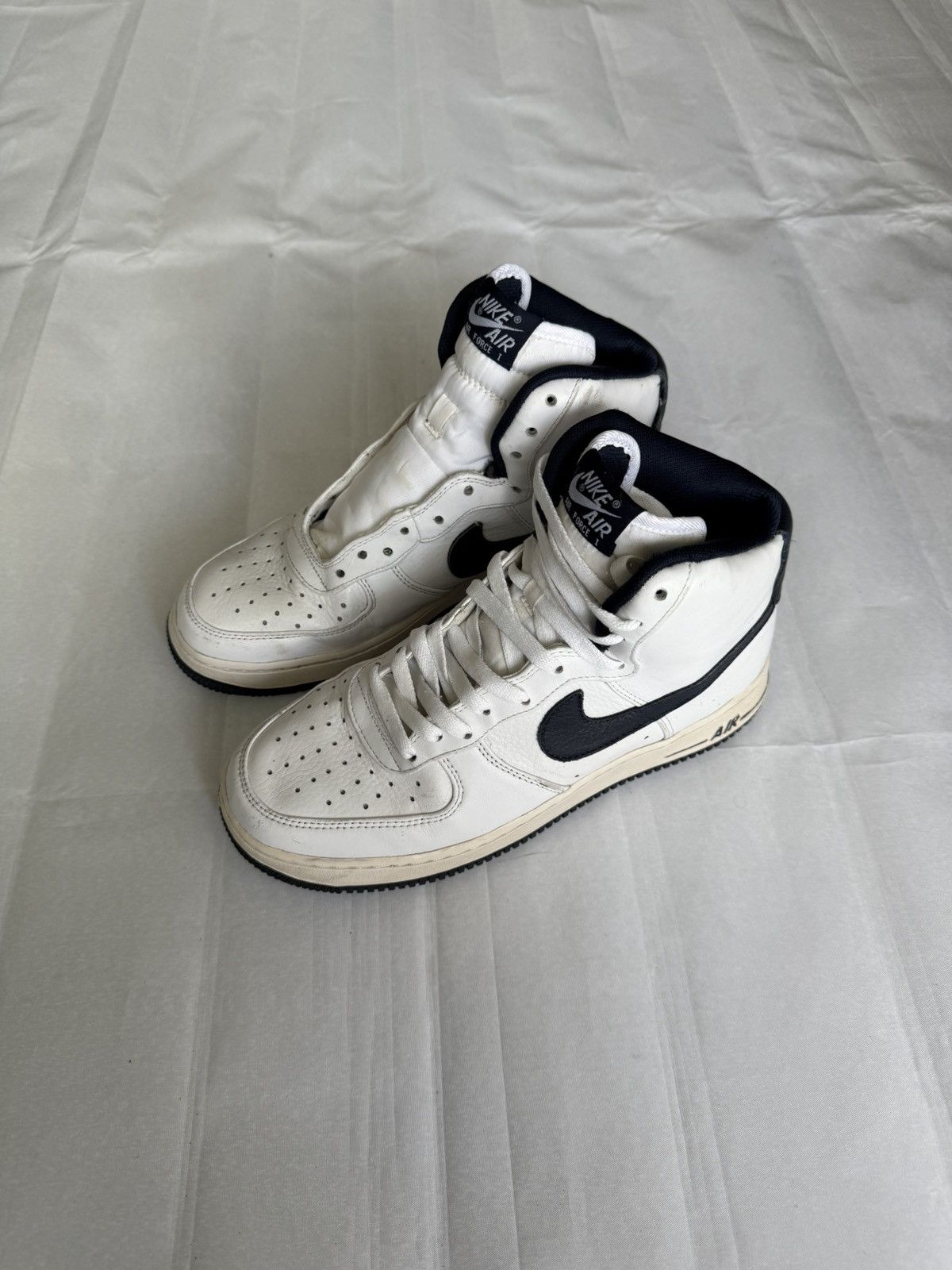 Nike × Vintage 2010 Nike Air Force 1 High Premium Leather sneakers Size US 8 / EU 41 - 3 Thumbnail