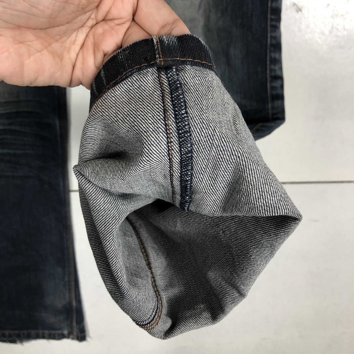 Japanese Brand 🔥90’s NICOLE CLUB FOR MEN BOW CUT DENIM JEANS ISSEY MIYAKE Size US 30 / EU 46 - 12 Thumbnail
