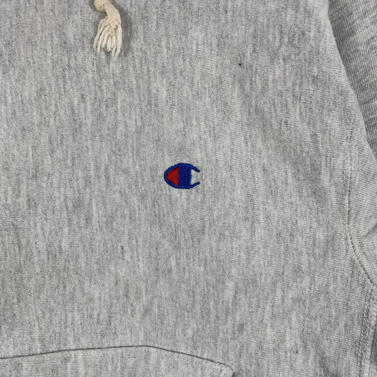 Champion Vintage 90’ CHAMPION REVERSE WEAVE Gray Pullover Hoodie Size M / US 6-8 / IT 42-44 - 7 Thumbnail