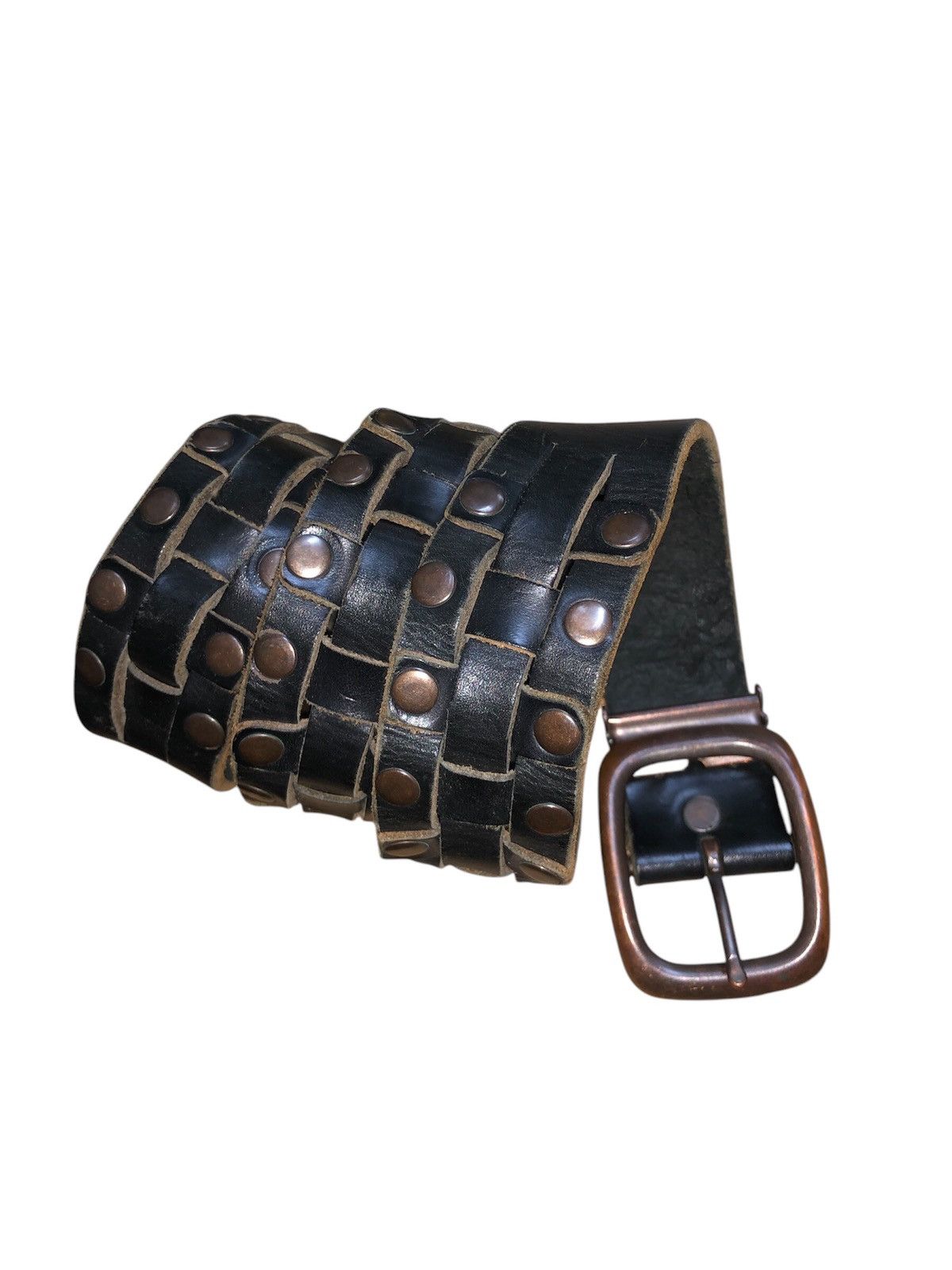 Designer × Japanese Brand × Vintage Vintage Leather Belts Japanese Brand Size 34 - 7 Thumbnail