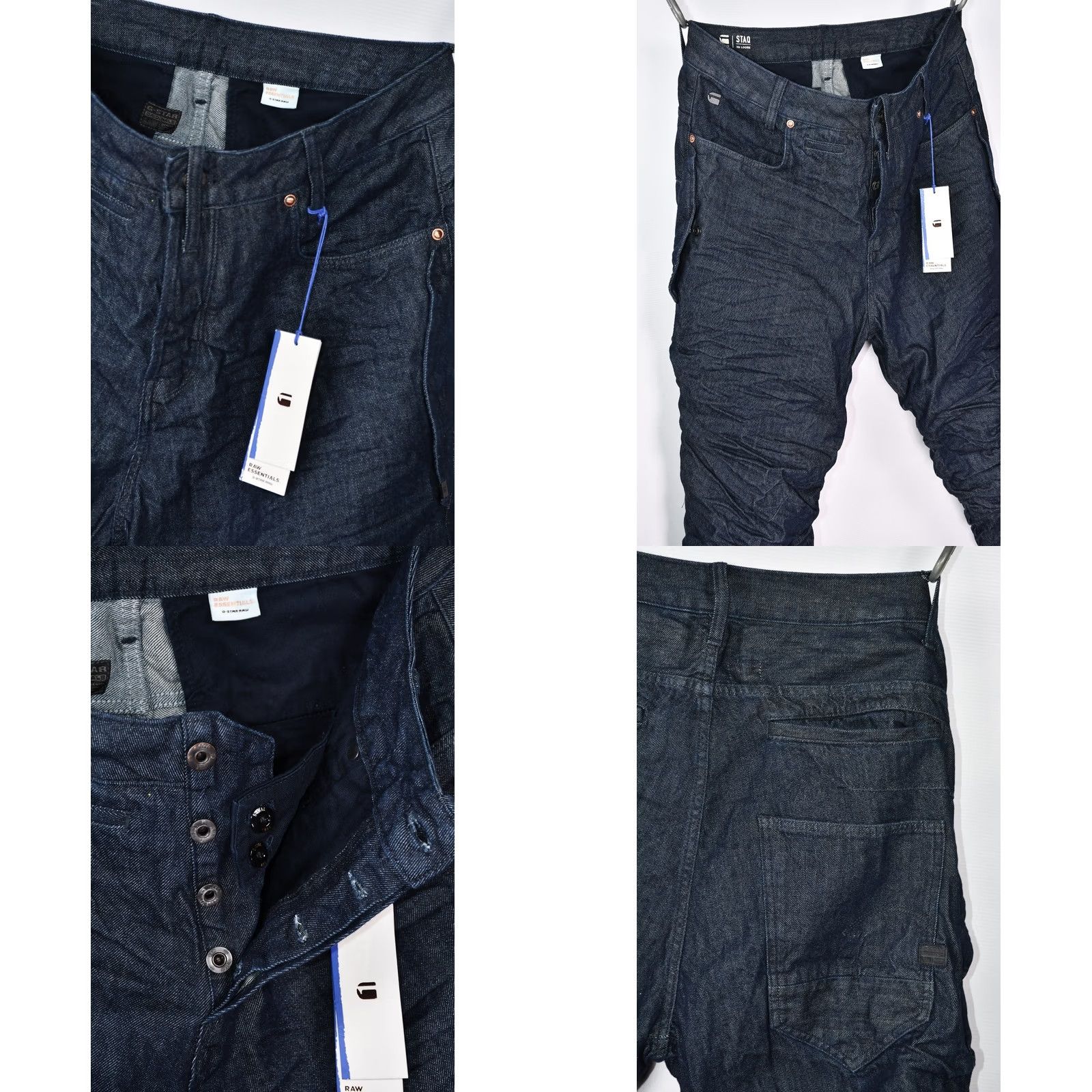 G-Star G-Star Raw Re Staq Parachute 3D Loose Cropped Jeans Men W32 L30 Size US 33 - 8 Thumbnail