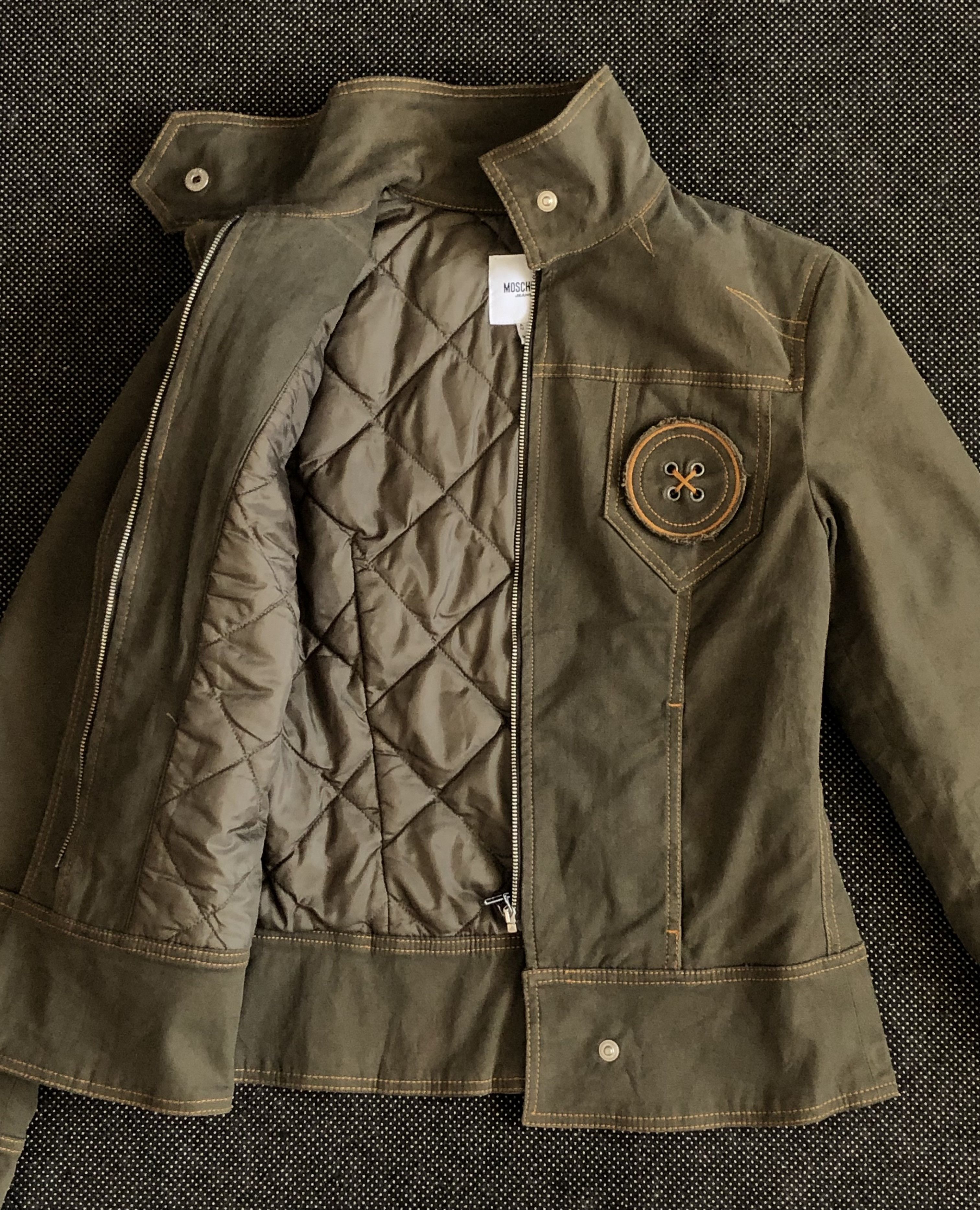 Moschino VINTAGE MOSCHINO JEANS BUTTON ACCENT JACKET MILITARY Size XS / US 0-2 / IT 36-38 - 20 Thumbnail