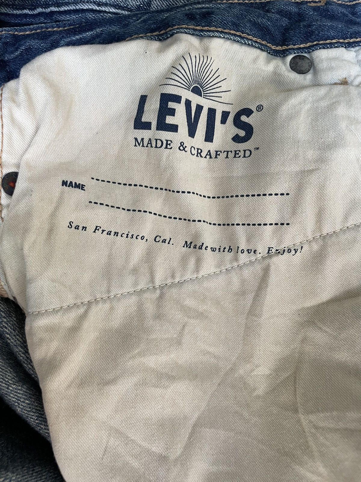 Levi's × Levi's Made & Crafted Levi’s Made & Craft Studio Taper Selvedge Jean Size US 33 - 20 Thumbnail