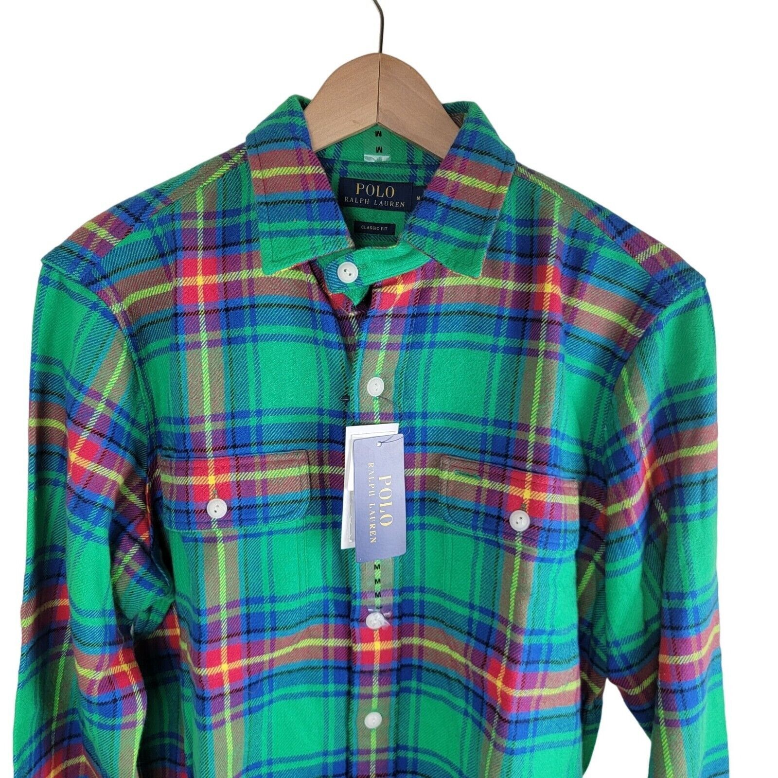 Polo Ralph Lauren Polo Ralph Lauren Classic Fit Plaid Flannel Button Up Shirt Size US S / EU 44-46 / 1 - 4 Thumbnail