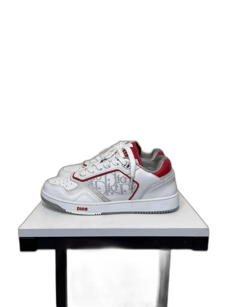 Dior B27 Sneakers Size 39 White Red-2505