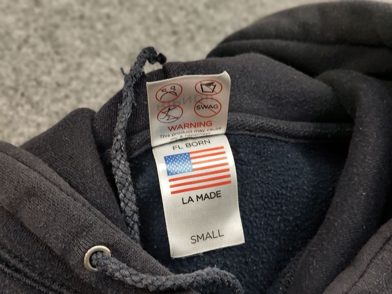 RIPNDIP Ripndip Horde and state USA flag logo Faded Black Hoodie Size US S / EU 44-46 / 1 - 8 Thumbnail