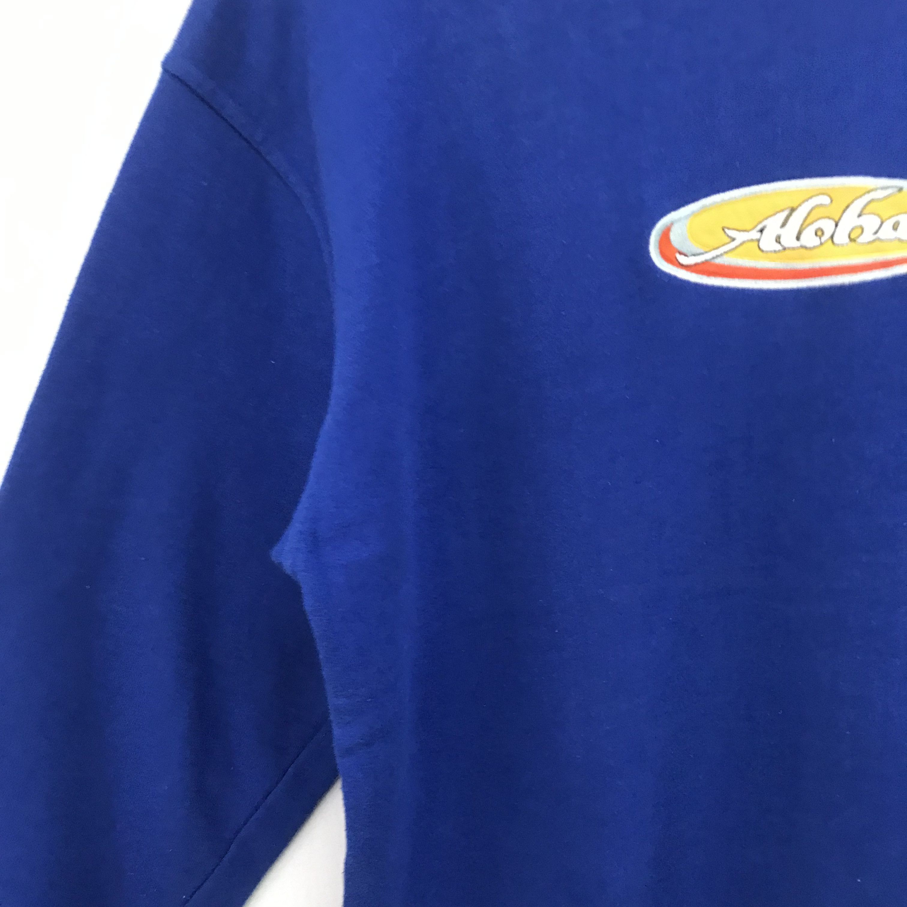 Vintage Vintage 90's Aloha Blue Sweatshirt Medium - 631 Size US M / EU 48-50 / 2 - 5 Thumbnail