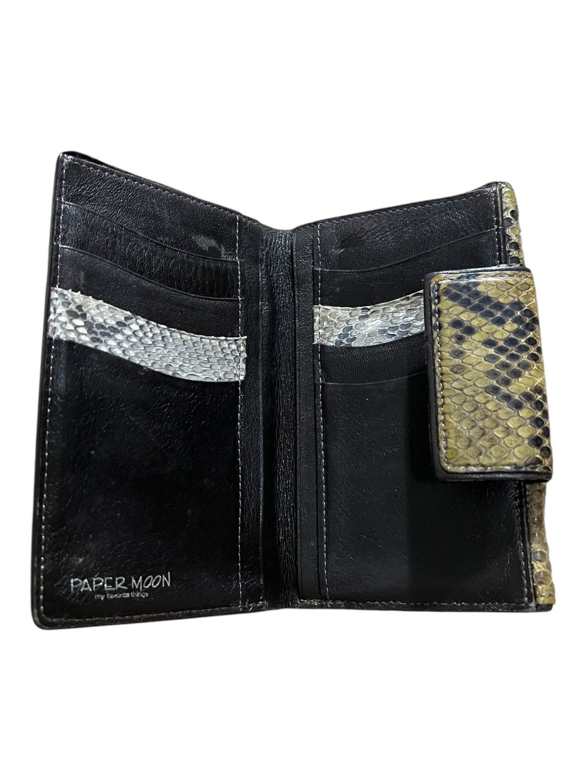 Roen Margiela Python Snakeskin Leather Style Bi-Fold Wallets Size ONE SIZE - 6 Thumbnail