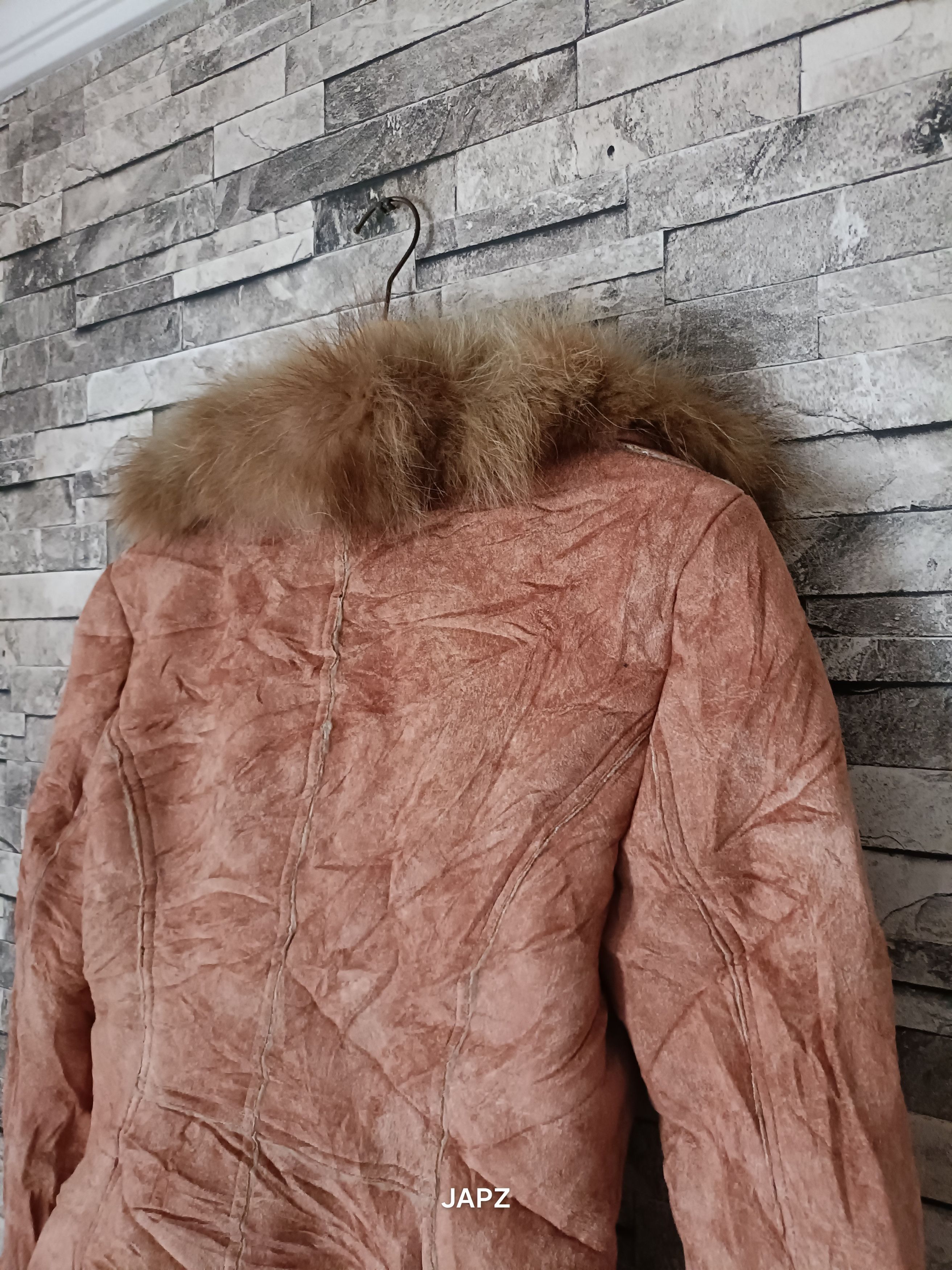 BRAHMIN Y2K Brahmin suede raccoon fur jacket Size S / US 4 / IT 40 - 5 Thumbnail
