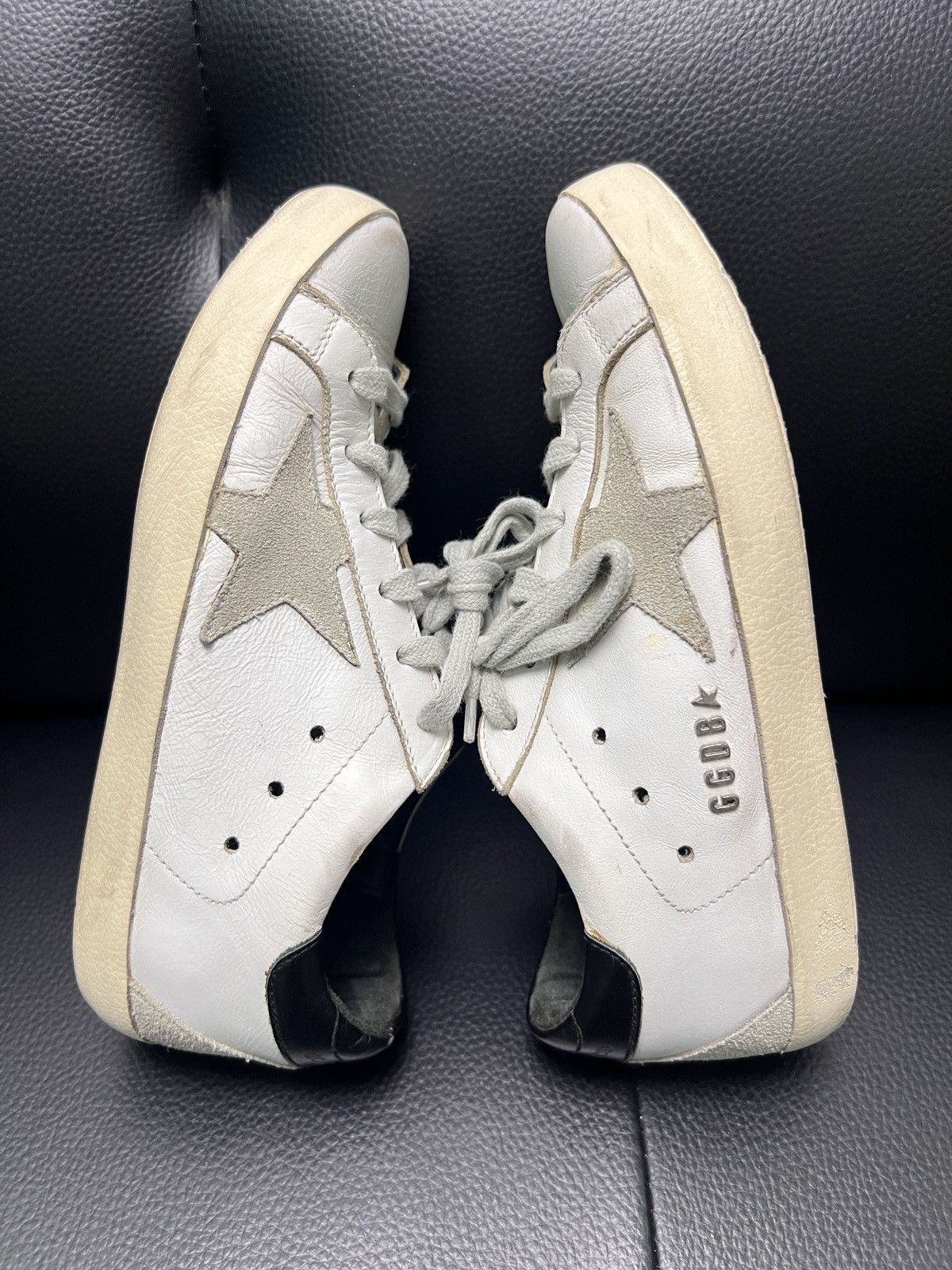 Golden Goose Golden Goose GGDB Distressed Star Sneakers Size US 5 / IT 35 - 10 Thumbnail