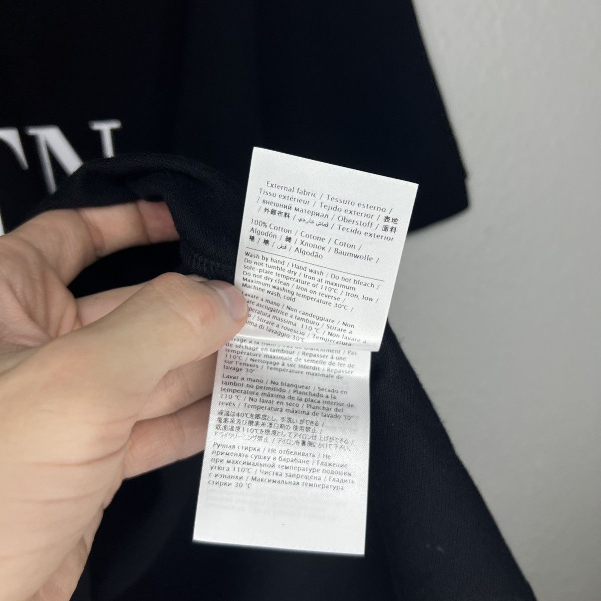 Valentino Valentino VLTN Polo Shirt Tshirt Tee Big Logo Black White Size US XL / EU 56 / 4 - 7 Thumbnail