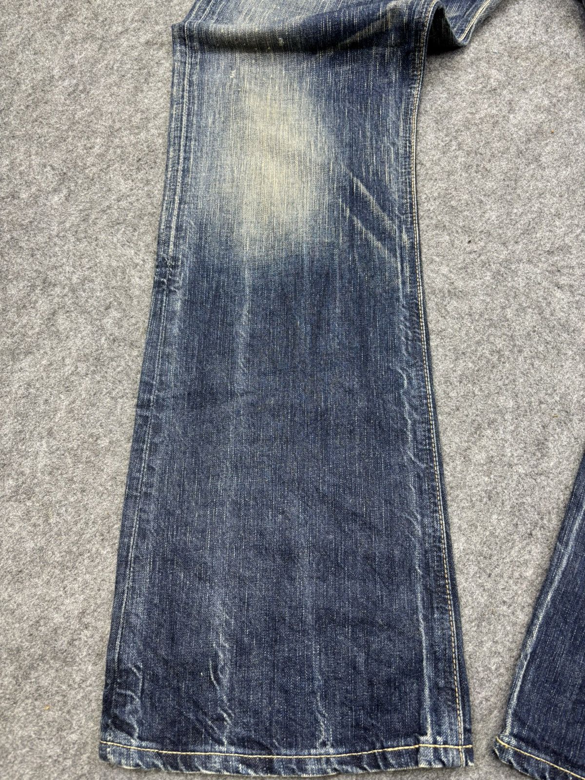 Edwin 💥Flare💥Archival Edwin 503 Full Fades Character Denim F845 Size US 34 / EU 50 - 6 Thumbnail