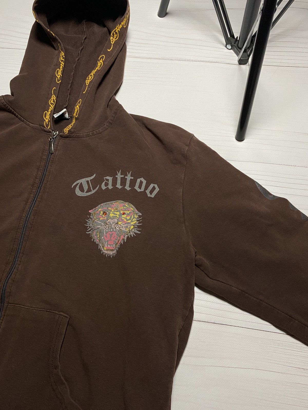 Ed Hardy Ed Hardy Christian Audigier Tattoo New York city zip hoodie Size XL / US 12-14 / IT 48-50 - 7 Thumbnail