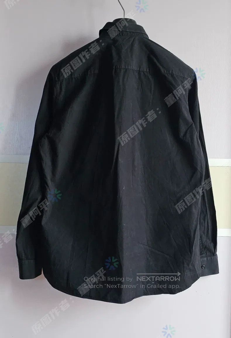 Givenchy Givenchy size 43 Black embroidered letter long-sleeve shirt Size US M / EU 48-50 / 2 - 4 Thumbnail