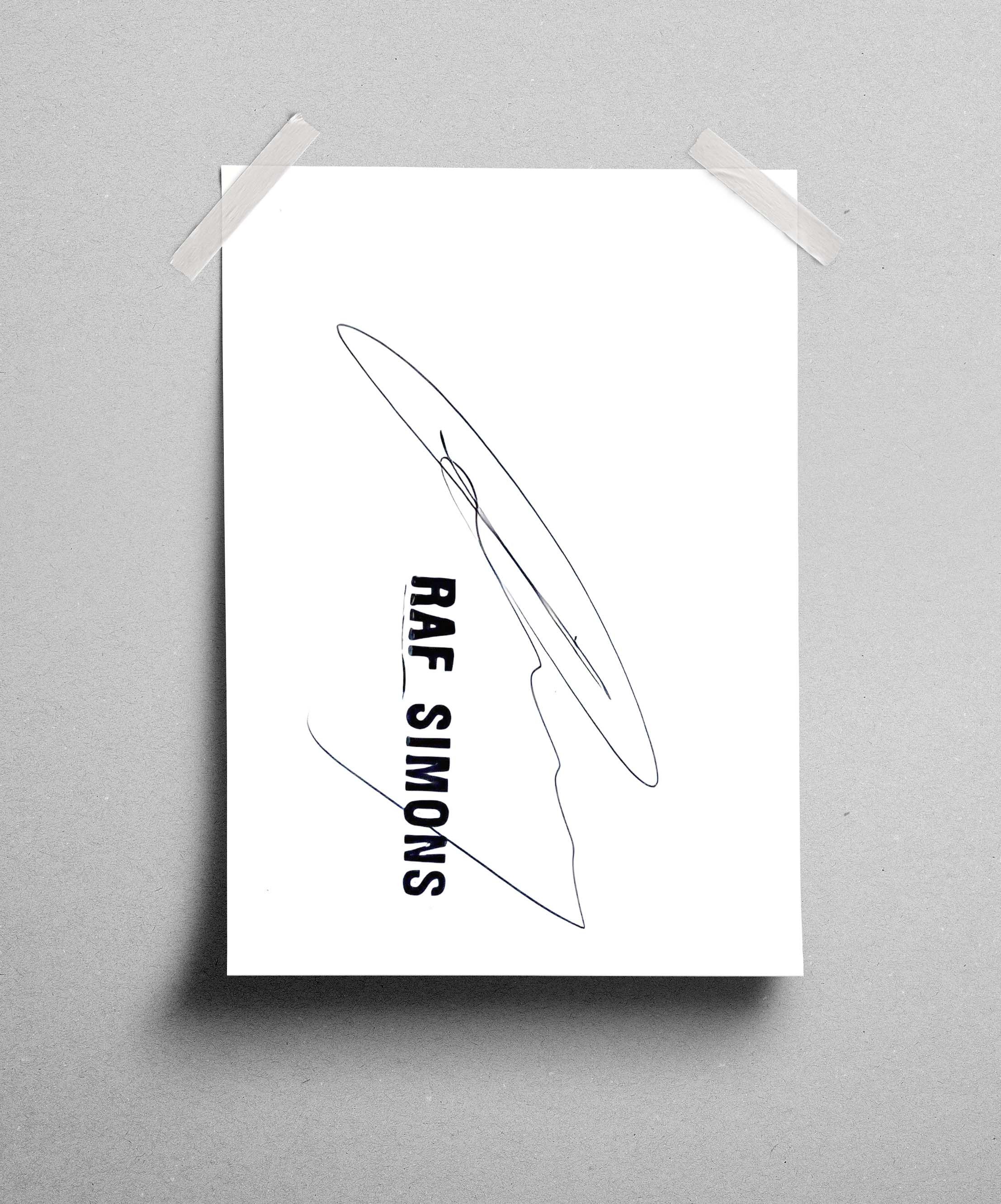 Raf Simons Raf Simons Poster Gift Vintage Archive Art Book Logo Size ONE SIZE - 1 Thumbnail