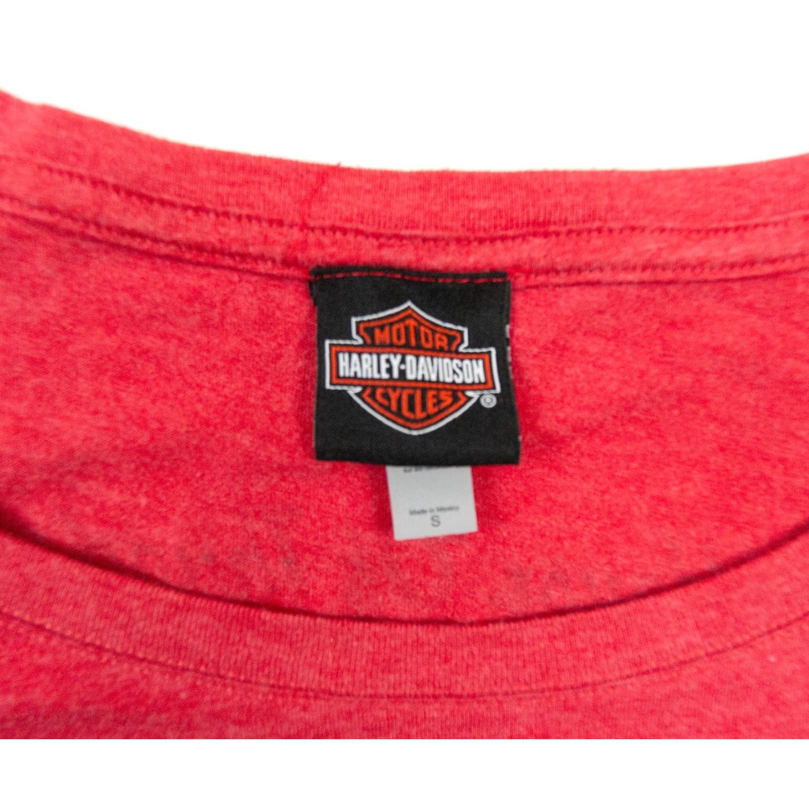 Harley Davidson Harley-Davidson Shirt Womens Small Red Long Sleeve Motorcycle Tee Casual Size S / US 4 / IT 40 - 6 Thumbnail