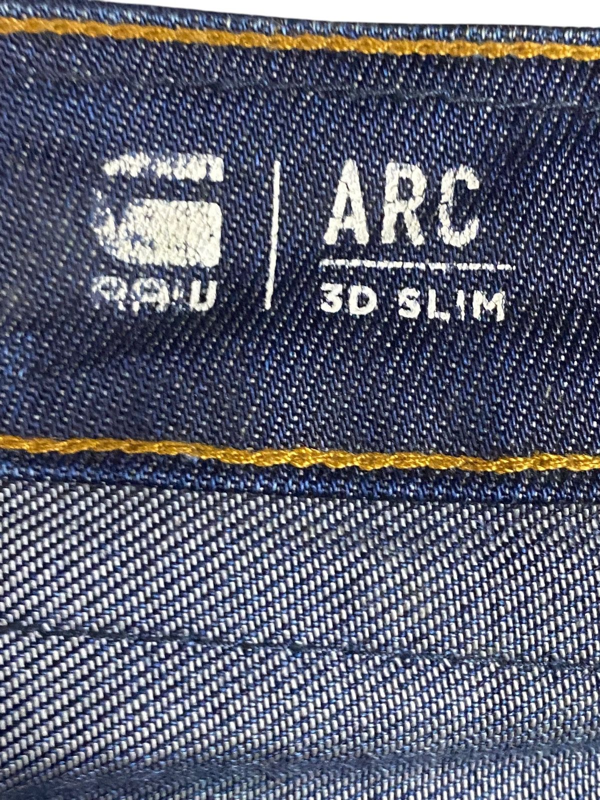 G-Star Vintage Japanese Brands Raw Twist Leg Distressed Slim Jeans Size US 33 - 10 Thumbnail