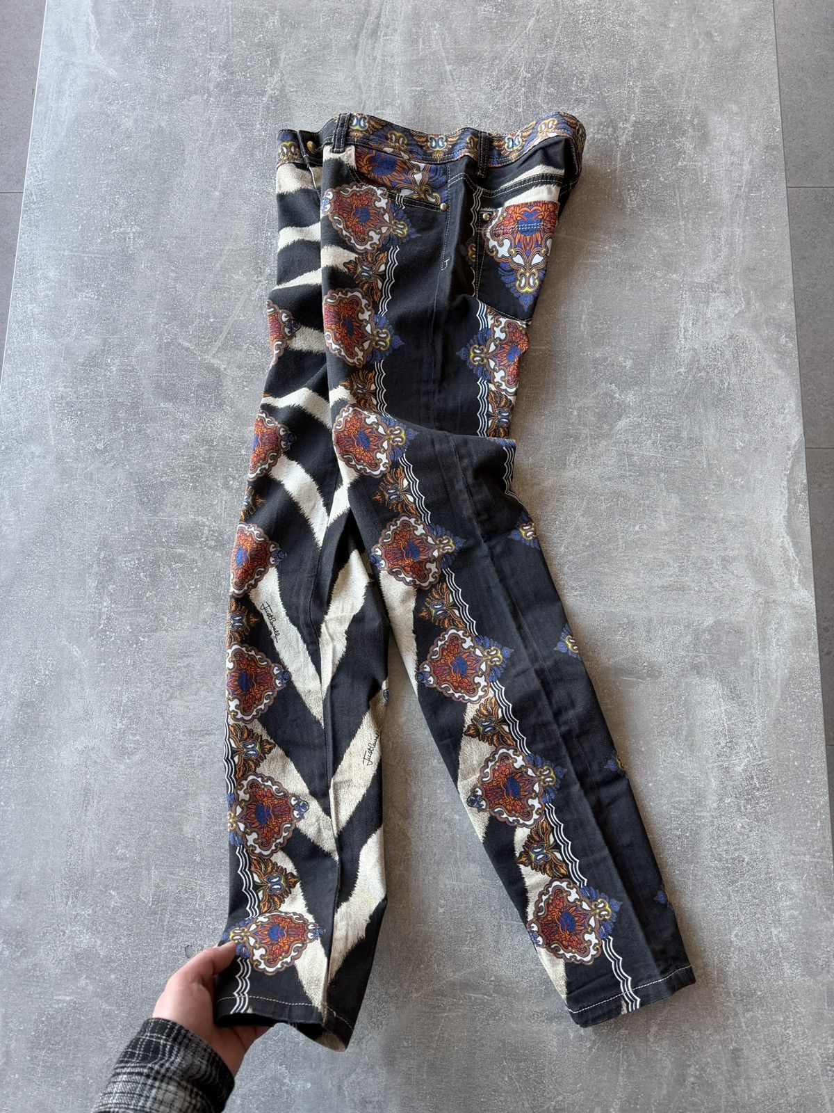 Just Cavalli Just cavalli overprint jeans skinny size 30 Size 30" / US 8 / IT 44 - 2 Thumbnail
