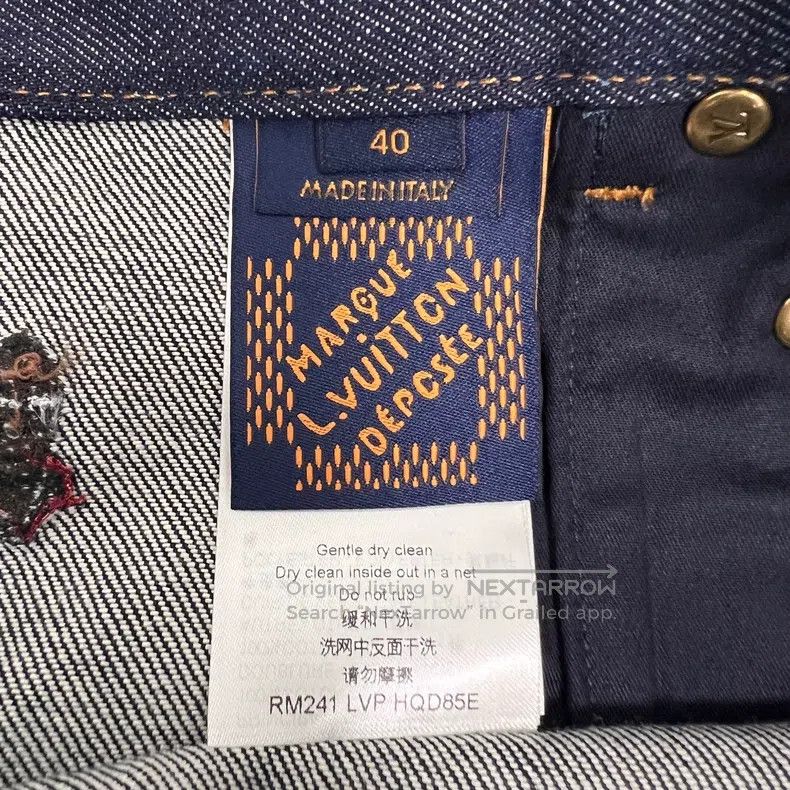 Louis Vuitton Louis Vuitton SS24 Phoenix monogram logo embroidered flare Size 39" - 4 Thumbnail