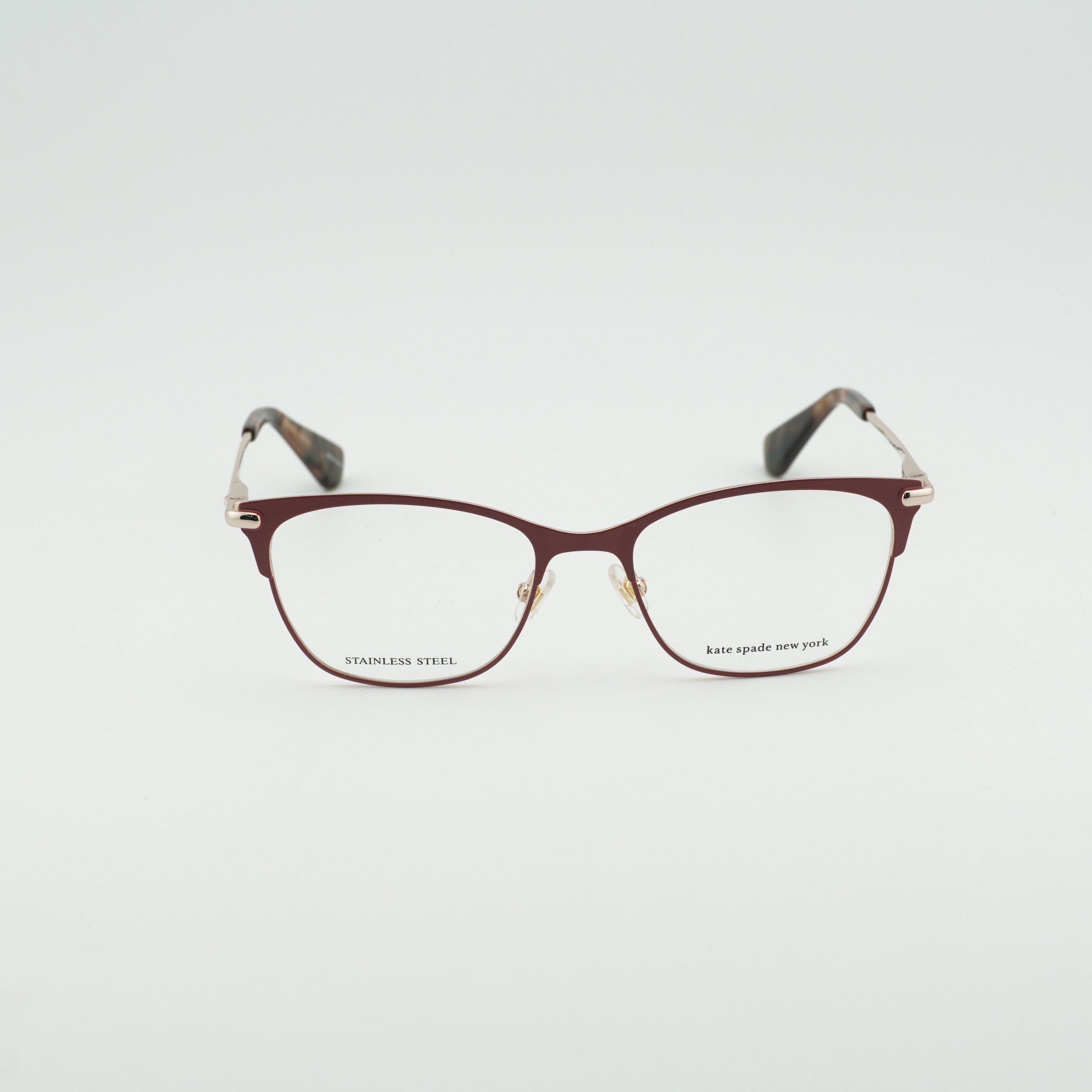 Kate Spade Kate Spade BENDALL 0LHF 00 Eyeglasses Burgundy 50mm Size ONE SIZE - 5 Thumbnail