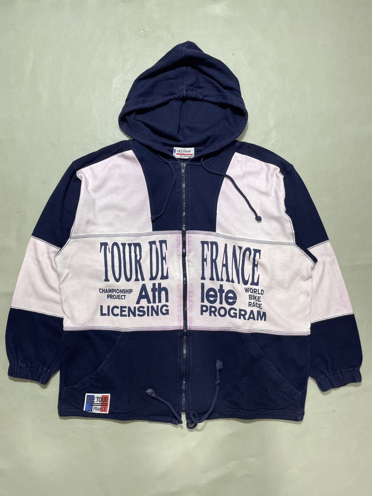 Vintage Rare Vintage Tour de France hoodie Size US L / EU 52-54 / 3 - 1 Thumbnail