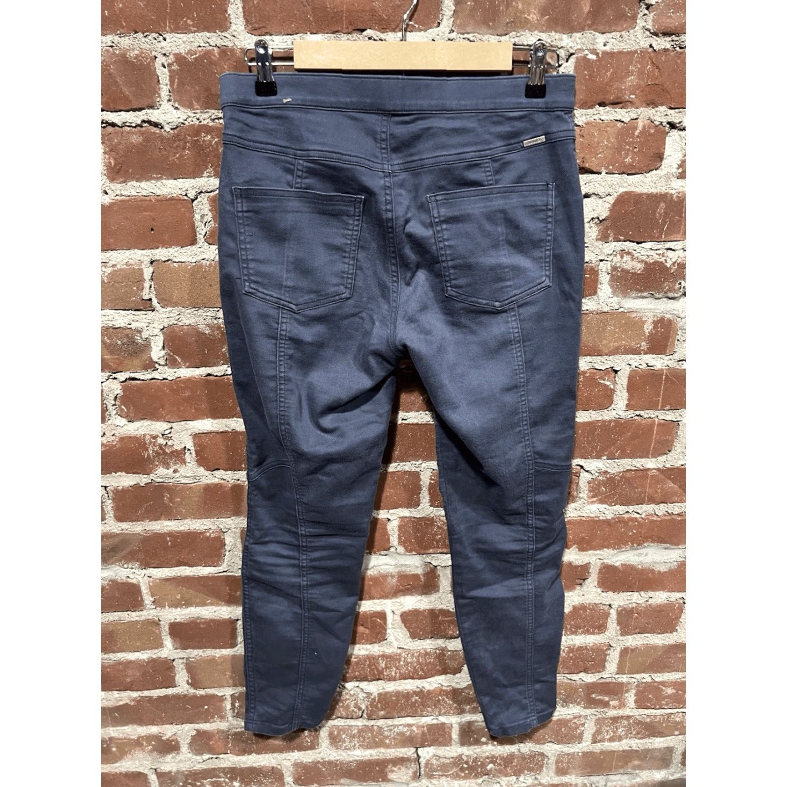 Prana VINTAGE Prana Womens Blue Pull On Outdoor Hiking Pants Tapered Size 6 Size 28" / US 6 / IT 42 - 2 Thumbnail