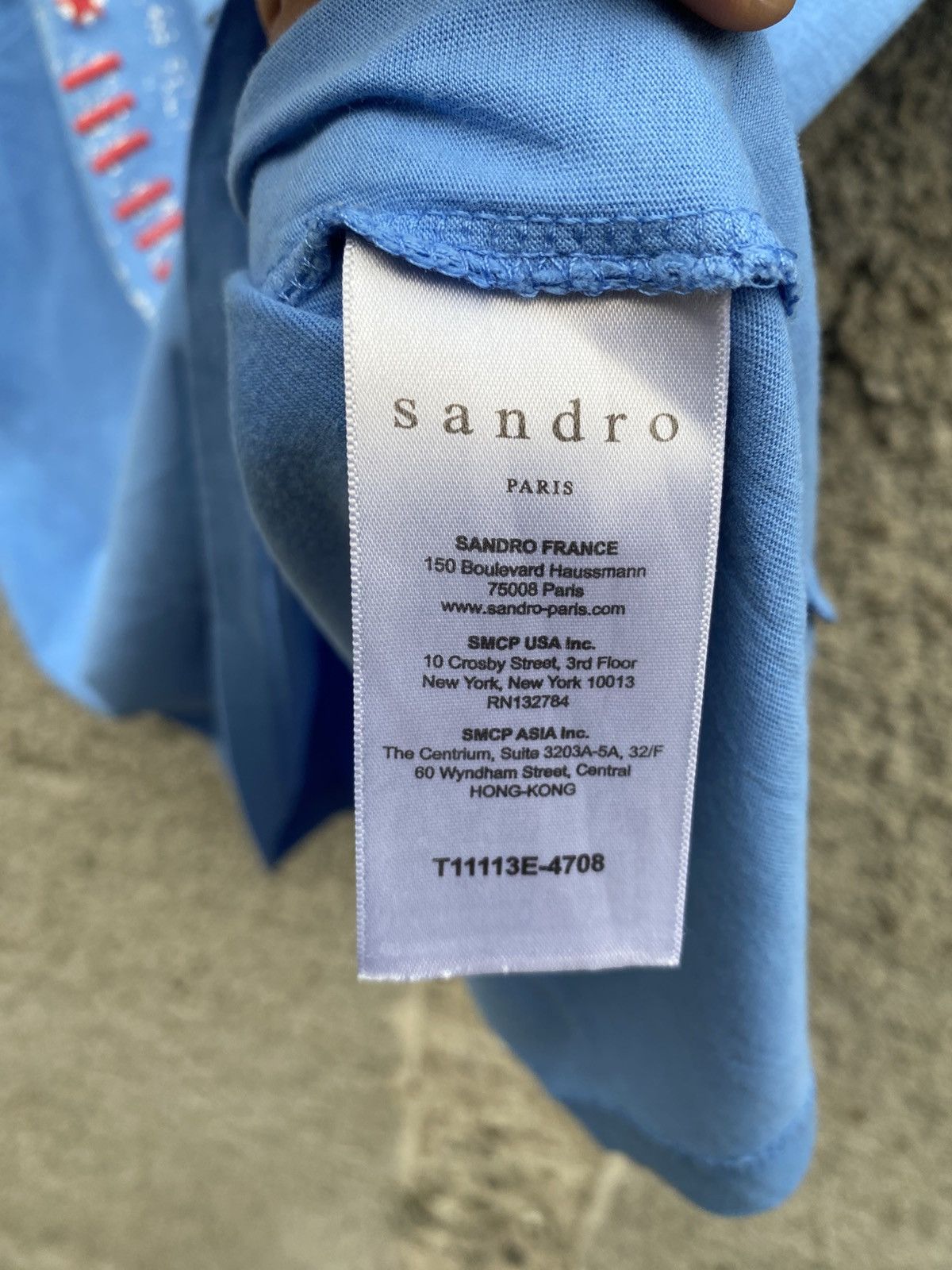 Sandro Sandro Paris Logo Tee Size US M / EU 48-50 / 2 - 6 Thumbnail