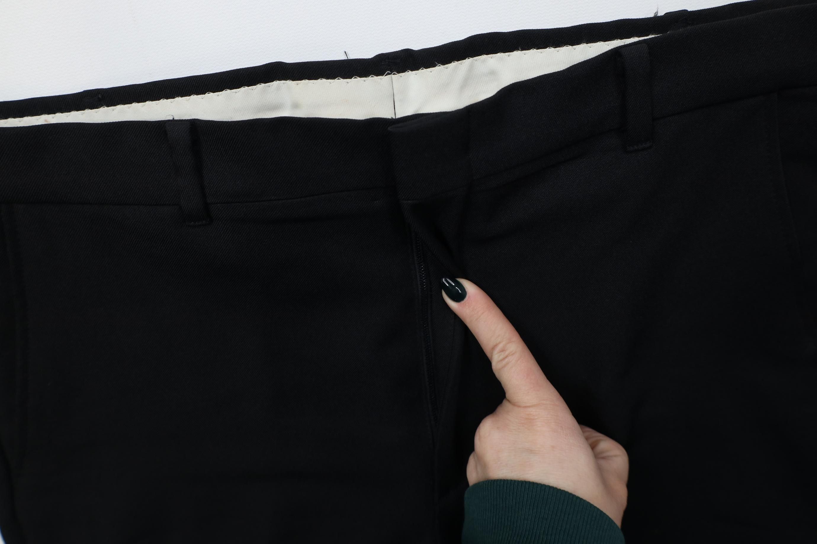Vintage Vintage 70s Streetwear Flared Wide Leg Chino Pants Black Size US 34 / EU 50 - 7 Thumbnail