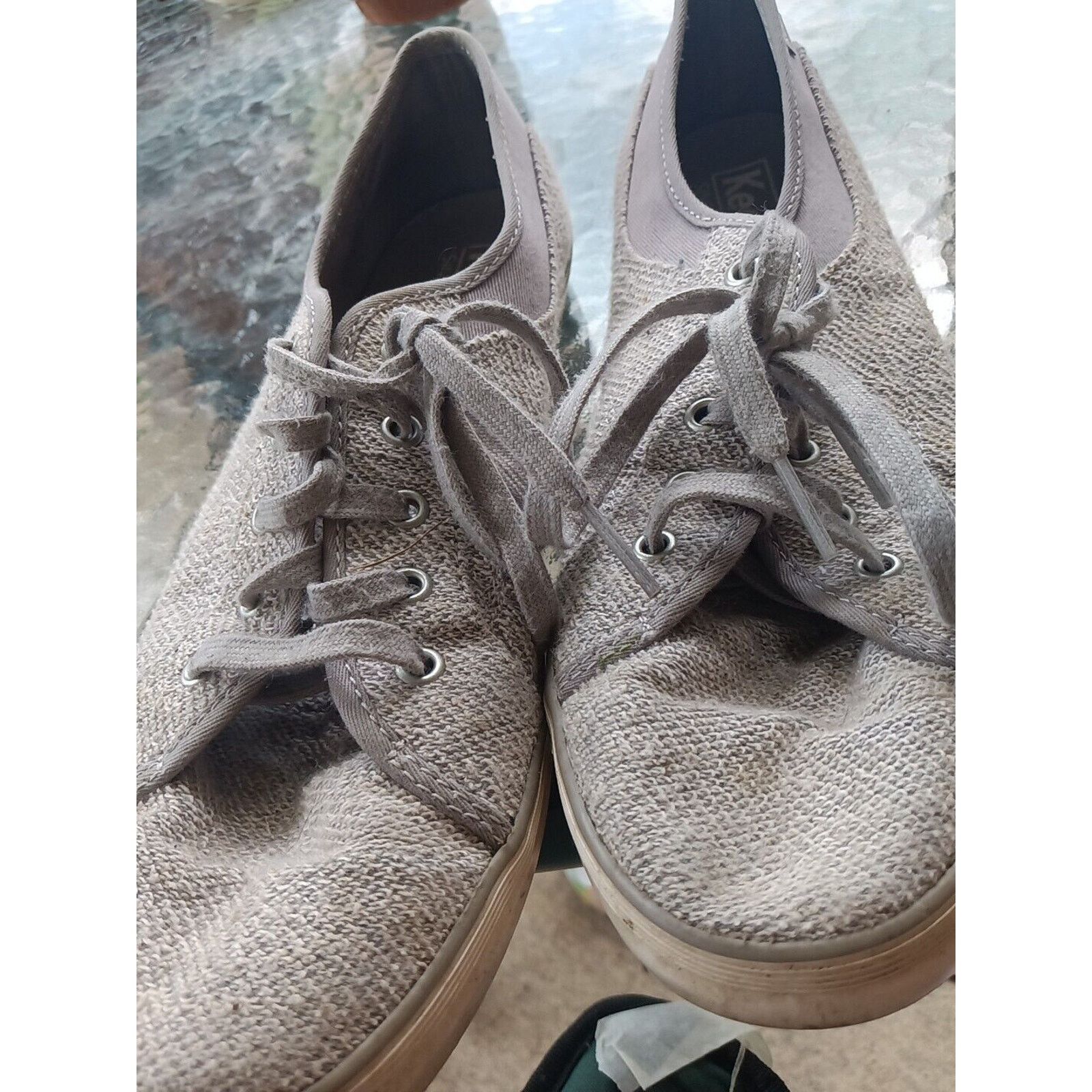 Keds KEDS Gray Lace Up Fashion Sneakers Fabric Women’s Size 9 Size US 9 / IT 39 - 1 Thumbnail