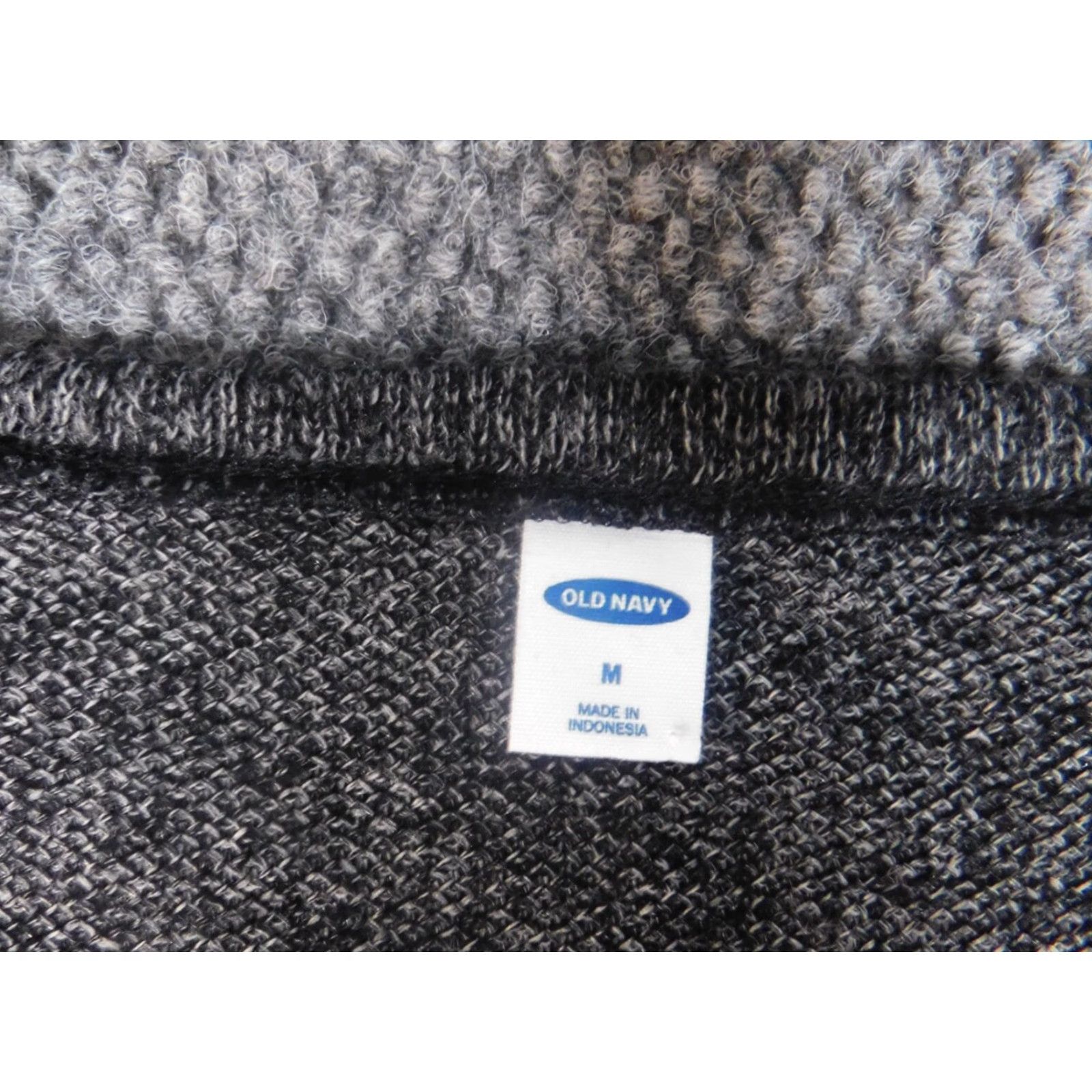 Old Navy Old Navy Womens Sweater Medium Gray Pullover Knit Puff Sleeve Round Neck Stretch Size M / US 6-8 / IT 42-44 - 4 Thumbnail