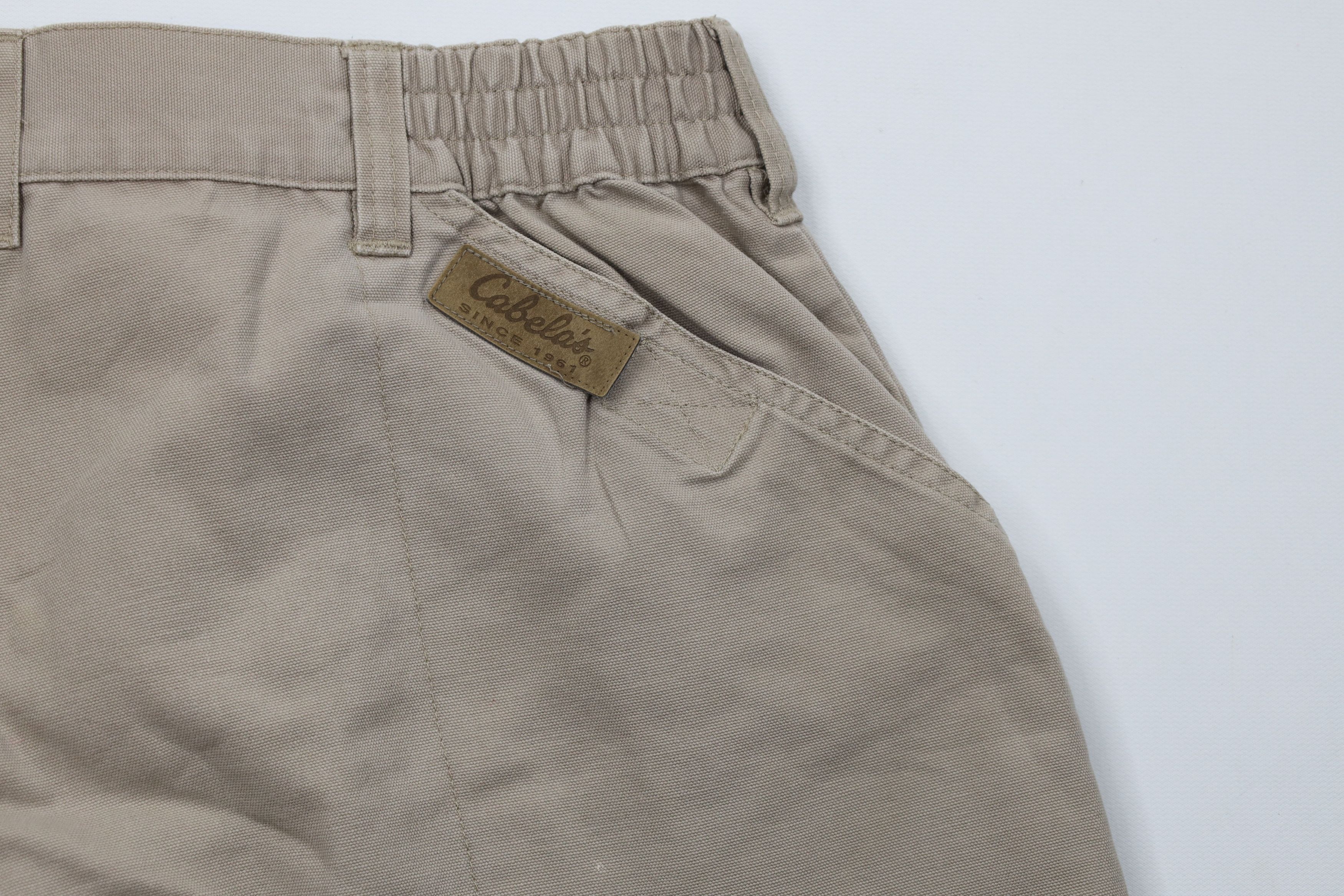 Cabelas Vintage 90s Y2K Cabelas Above Knee Trekking Cargo Shorts Size US 38 / EU 54 - 11 Thumbnail