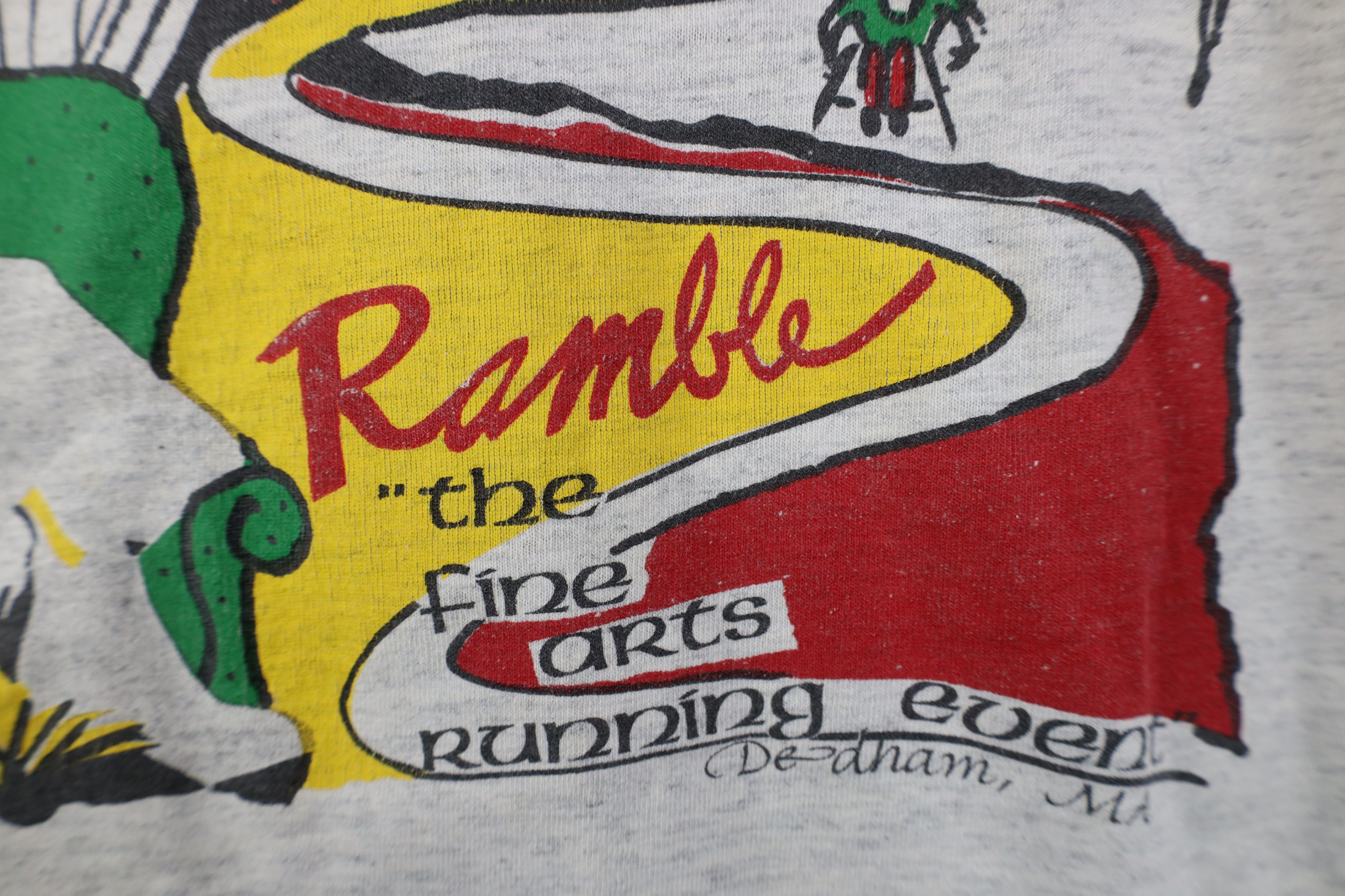 Vintage Vintage 90s James Joyce Ramble Running Road Race T-Shirt USA Size US L / EU 52-54 / 3 - 6 Thumbnail