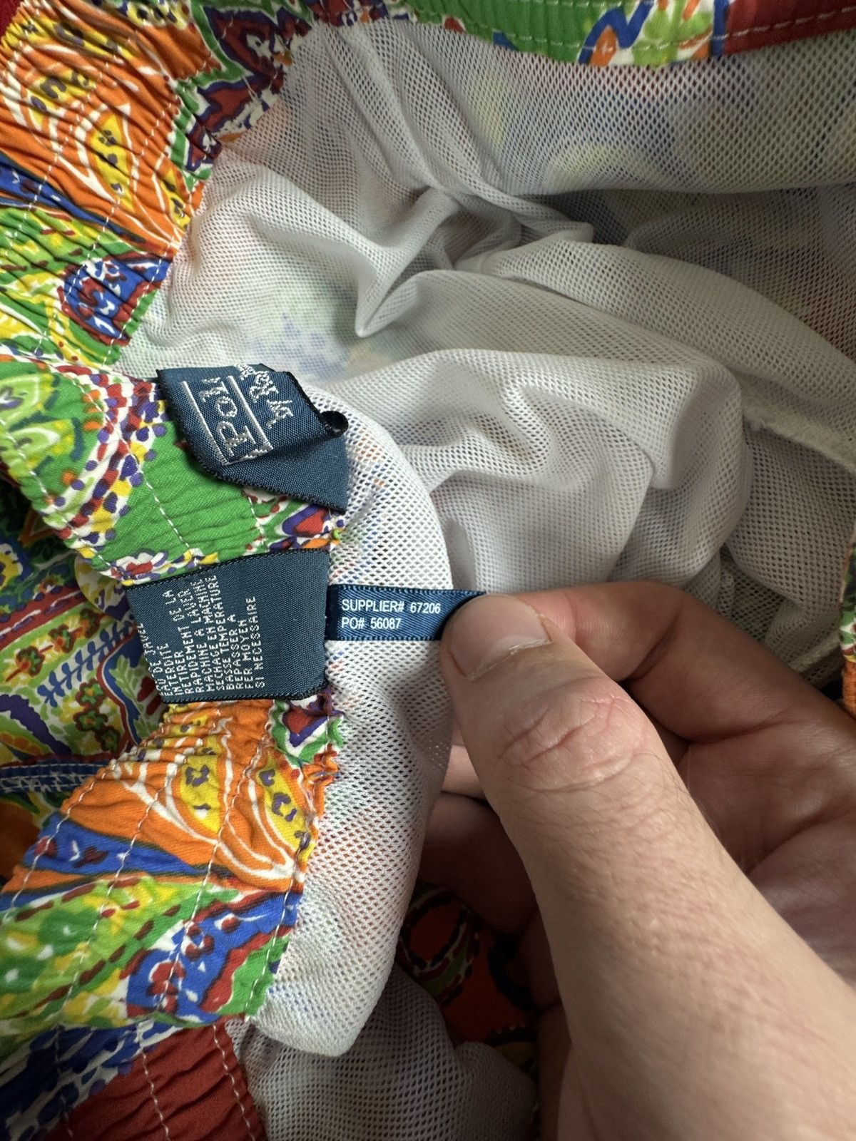 Polo Ralph Lauren Polo Ralph Lauren Swim Shorts Paisley Print Boho Vintage Size US 34 / EU 50 - 10 Thumbnail