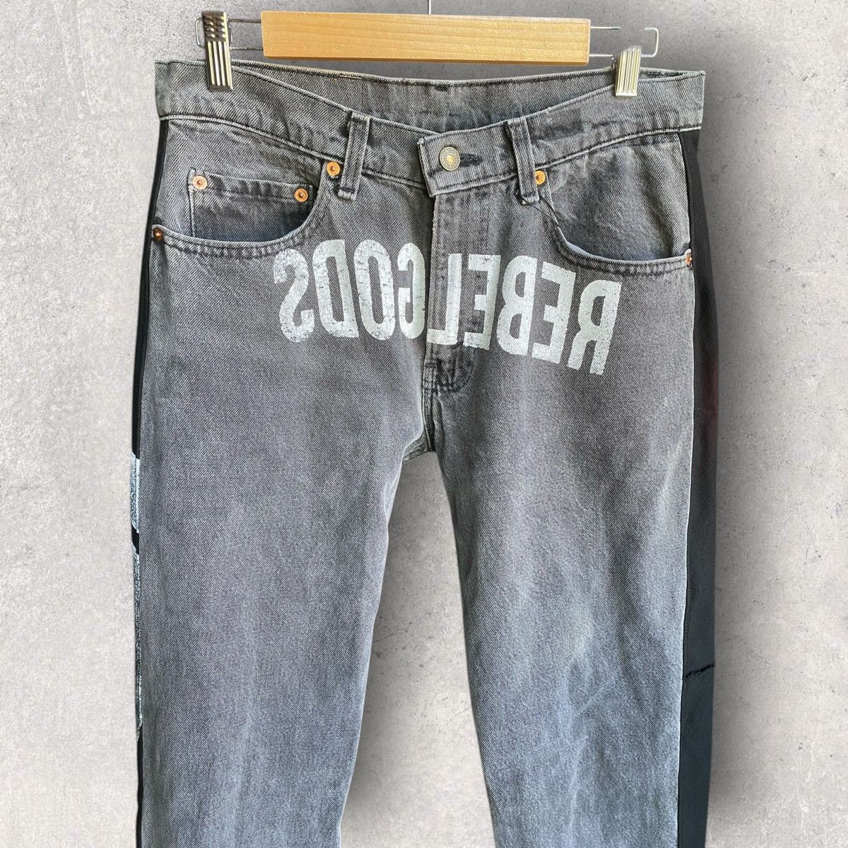 Levi's × Undercover Undercover X Levi’s Rebel God Jeans Size US 31 - 2 Thumbnail