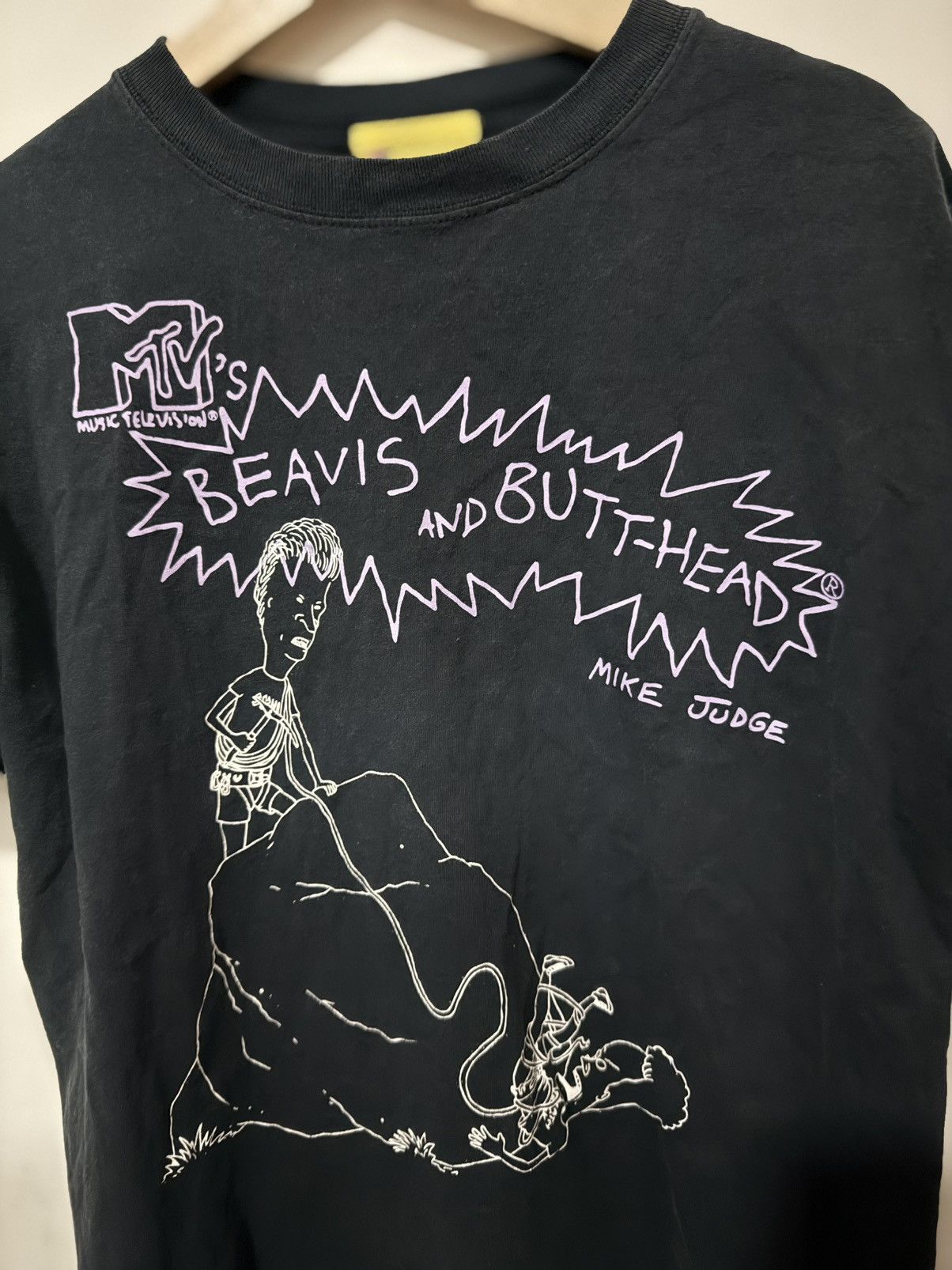 Vintage Vintage 00s MTV Beavis&Butthead T Shirt Size US M / EU 48-50 / 2 - 3 Thumbnail