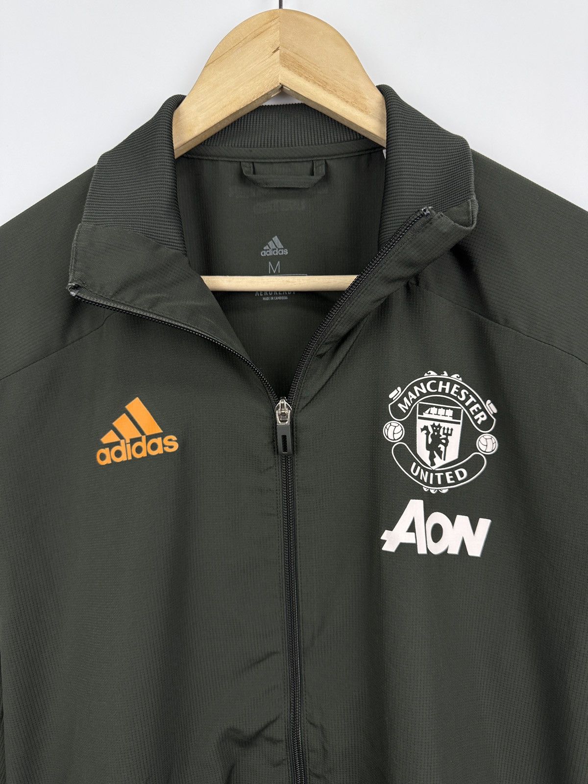 Adidas 🏴󠁧󠁢󠁥󠁮󠁧󠁿 Y2K 2022 Adidas Manchester United Zip Jacket Soccer Size US L / EU 52-54 / 3 - 5 Thumbnail