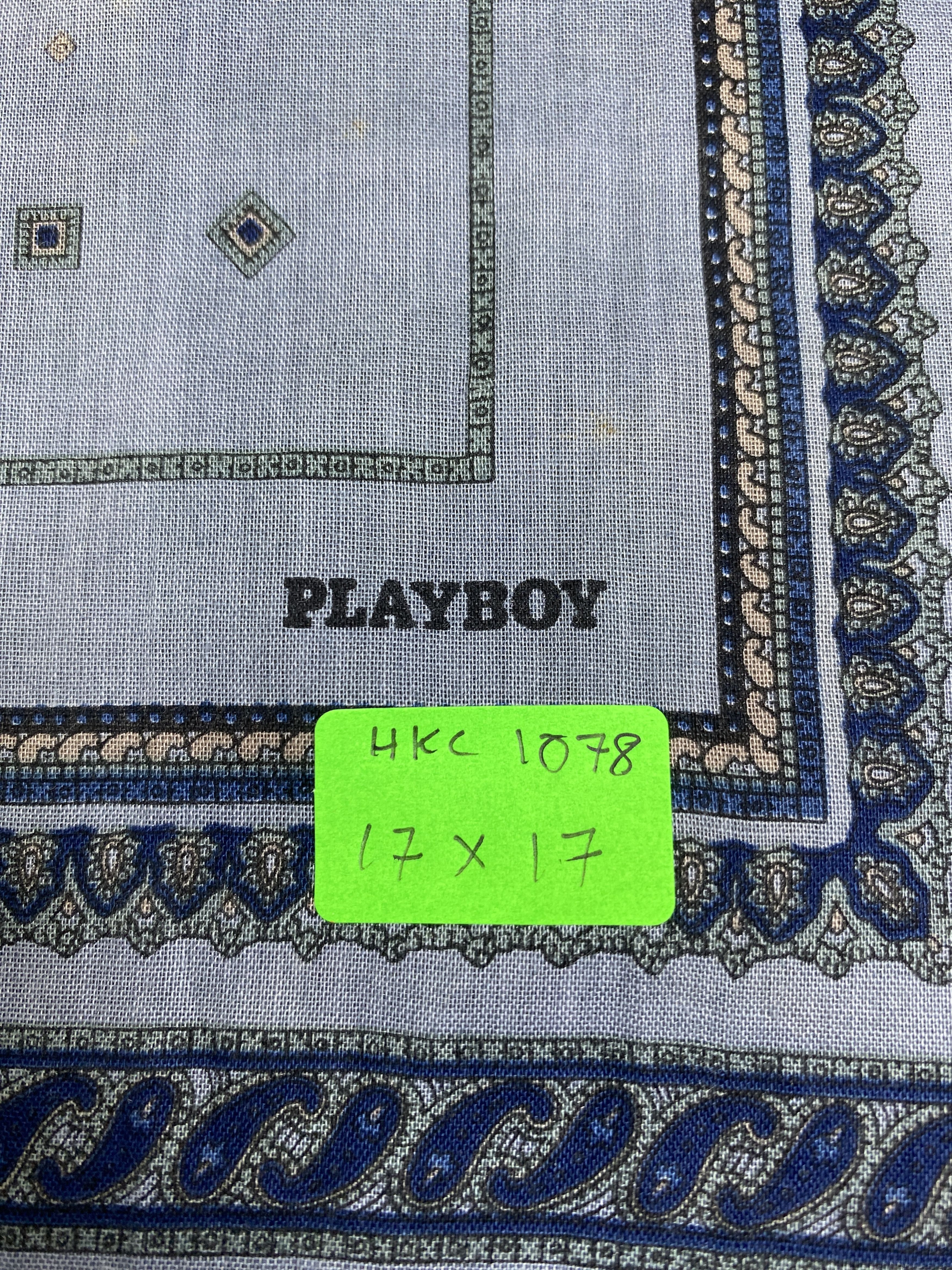 Playboy Vintage Playboy Handkerchief / Neckerchief HKC1078 Size ONE SIZE - 8 Thumbnail