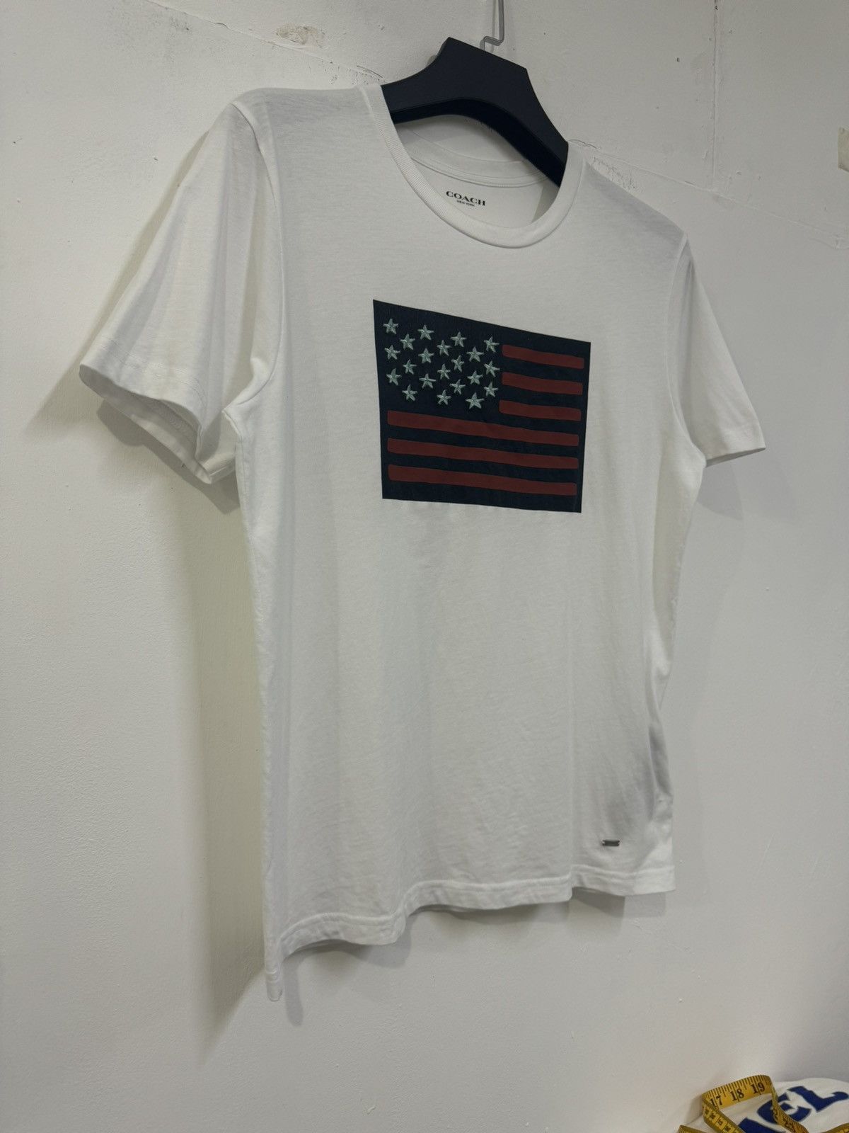 Coach 💥COACH USA FLAG EMBROIDED STAR TEE Size US M / EU 48-50 / 2 - 2 Thumbnail