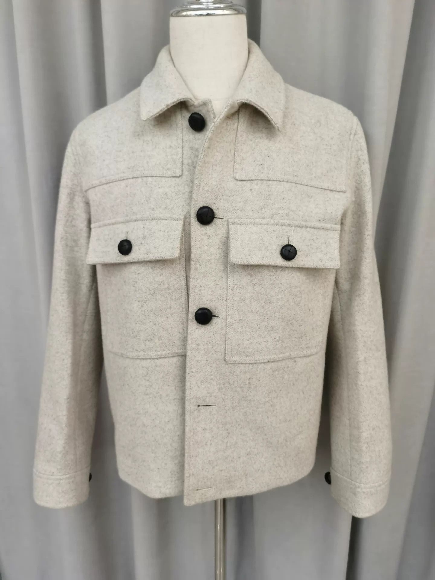 Dior Dior 100% Wool Short Coat Sheepskin Collar 48 Size US M / EU 48-50 / 2 - 1 Thumbnail