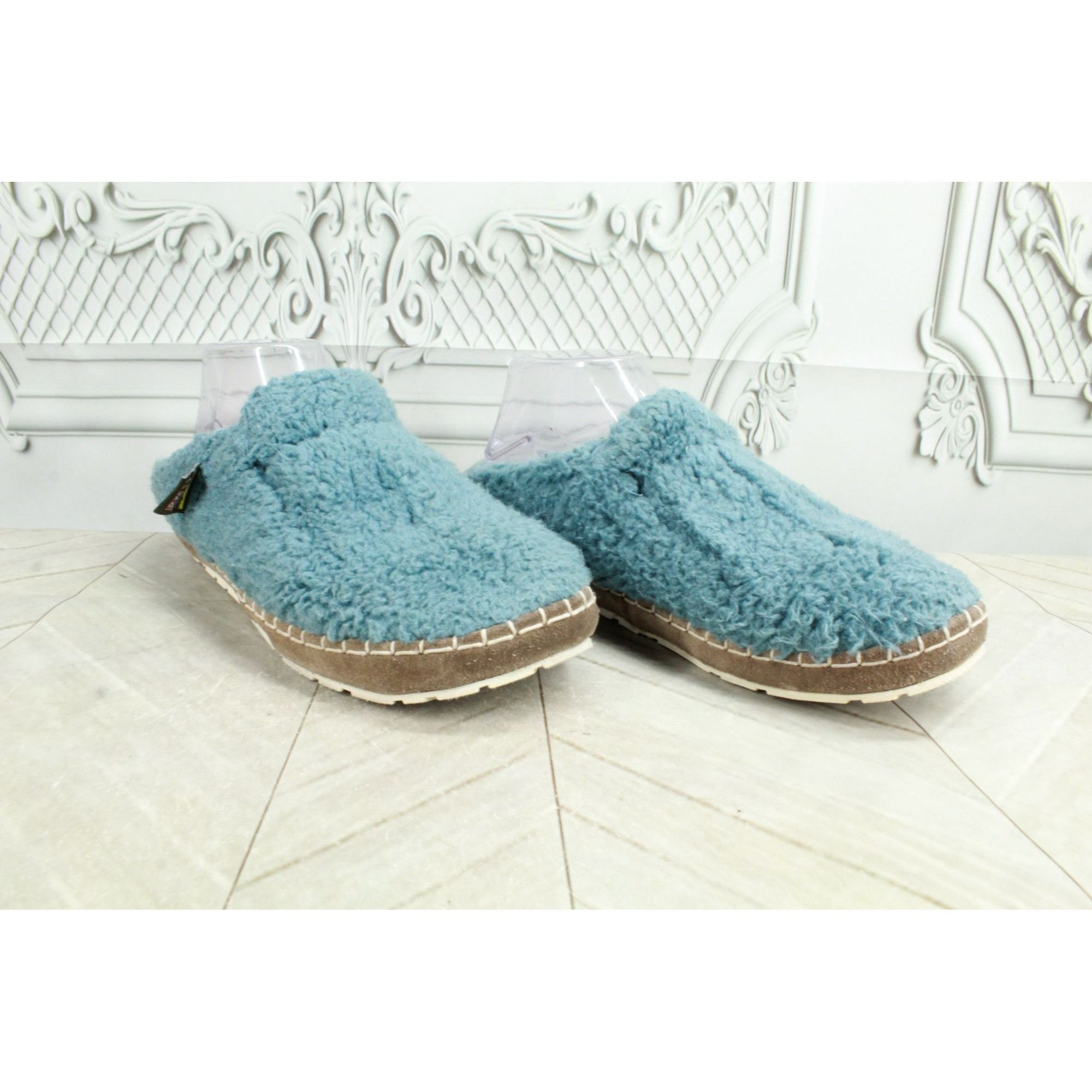 L.L. Bean LL Bean Women's Aqua Knit Wicked Good Fleece Slippers Size US 8 / IT 38 - 4 Thumbnail