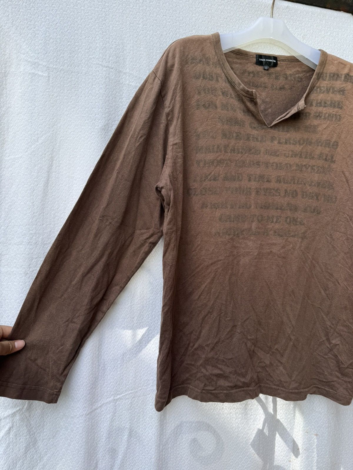 Hysteric Glamour Louis chavlon poem longsleeve Size US L / EU 52-54 / 3 - 5 Thumbnail