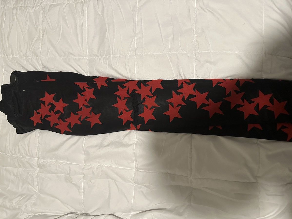 Amiri Amiri Jeans Red Stars Size US 32 / EU 48 - 7 Thumbnail