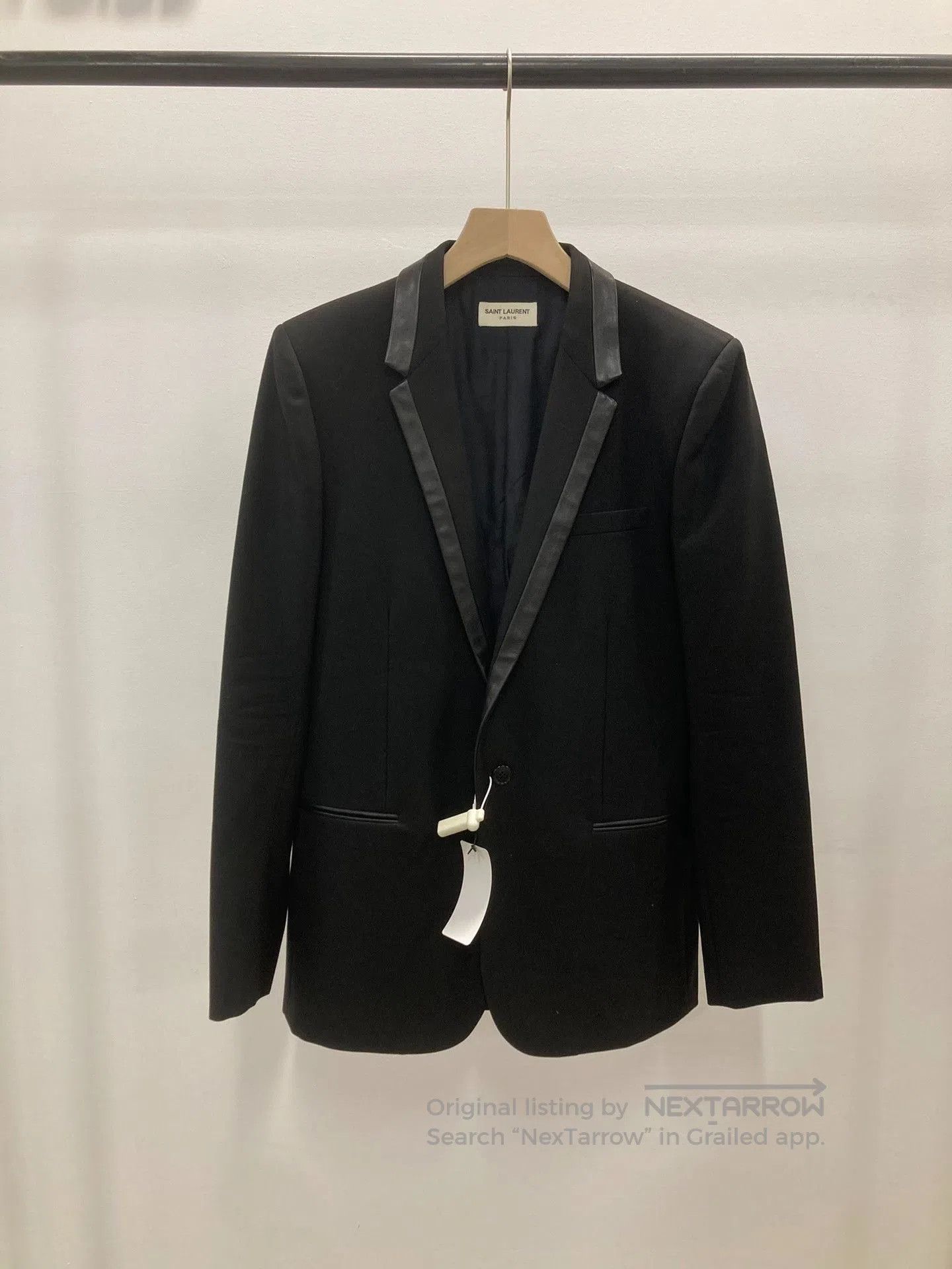 Saint Laurent Paris Saint Laurent Black Men's Blazer. Size US M / EU 48-50 / 2 - 1 Thumbnail