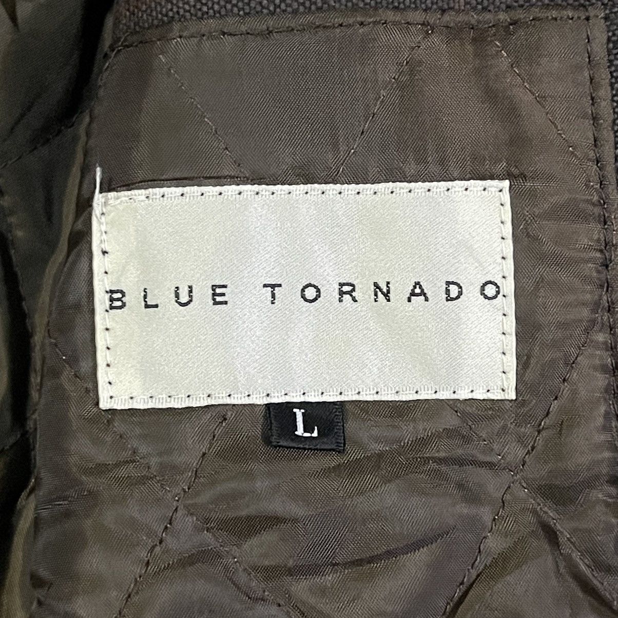 Tornado Mart Vintage Blue Tornado Fur Canvas Jacket Size US L / EU 52-54 / 3 - 7 Thumbnail