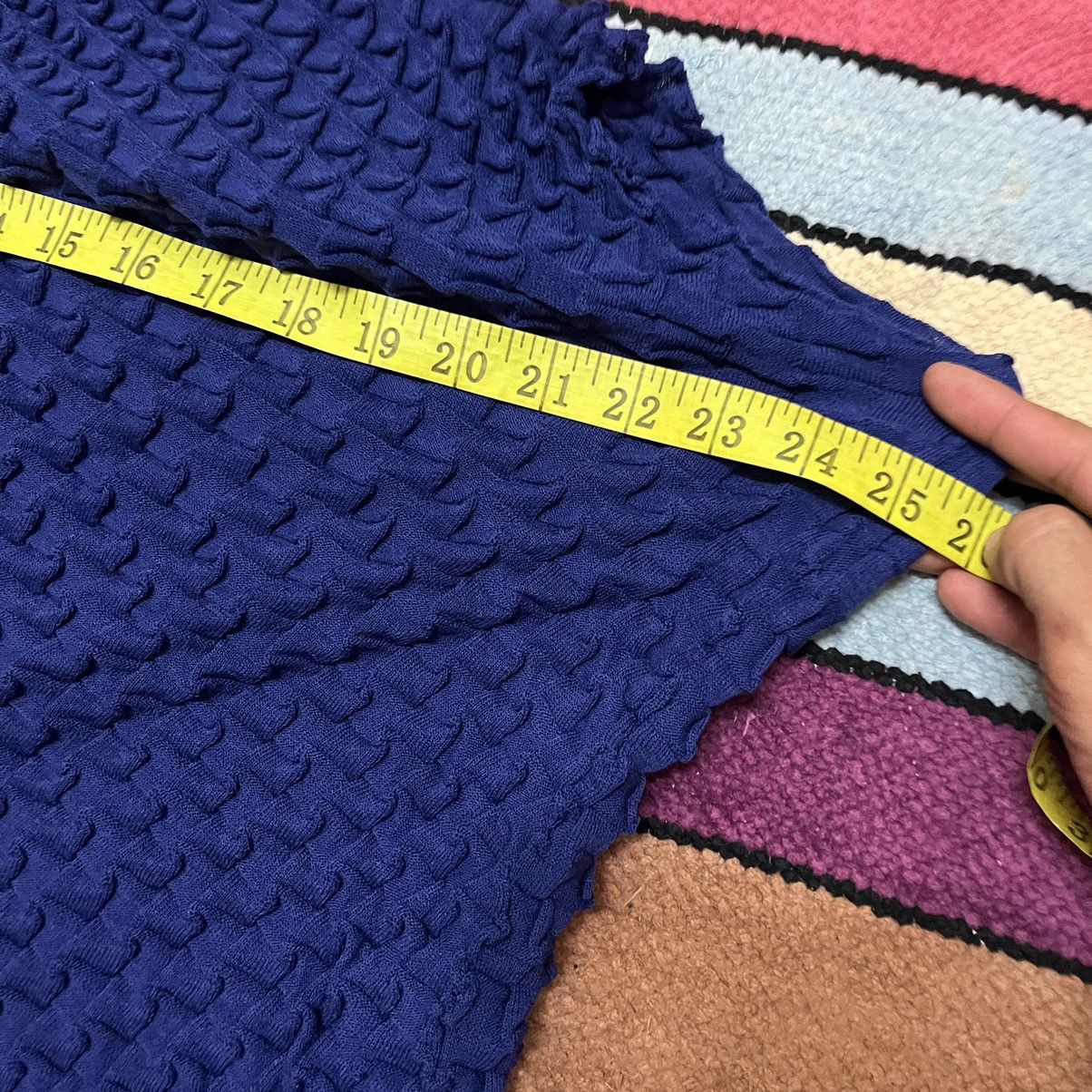 Issey Miyake × Japanese Brand × Vintage ISSEY MIYAKE FALL 2023 BEIGE SHELL KNIT WOOL MAXI DRESS Size XS / US 0-2 / IT 36-38 - 7 Thumbnail
