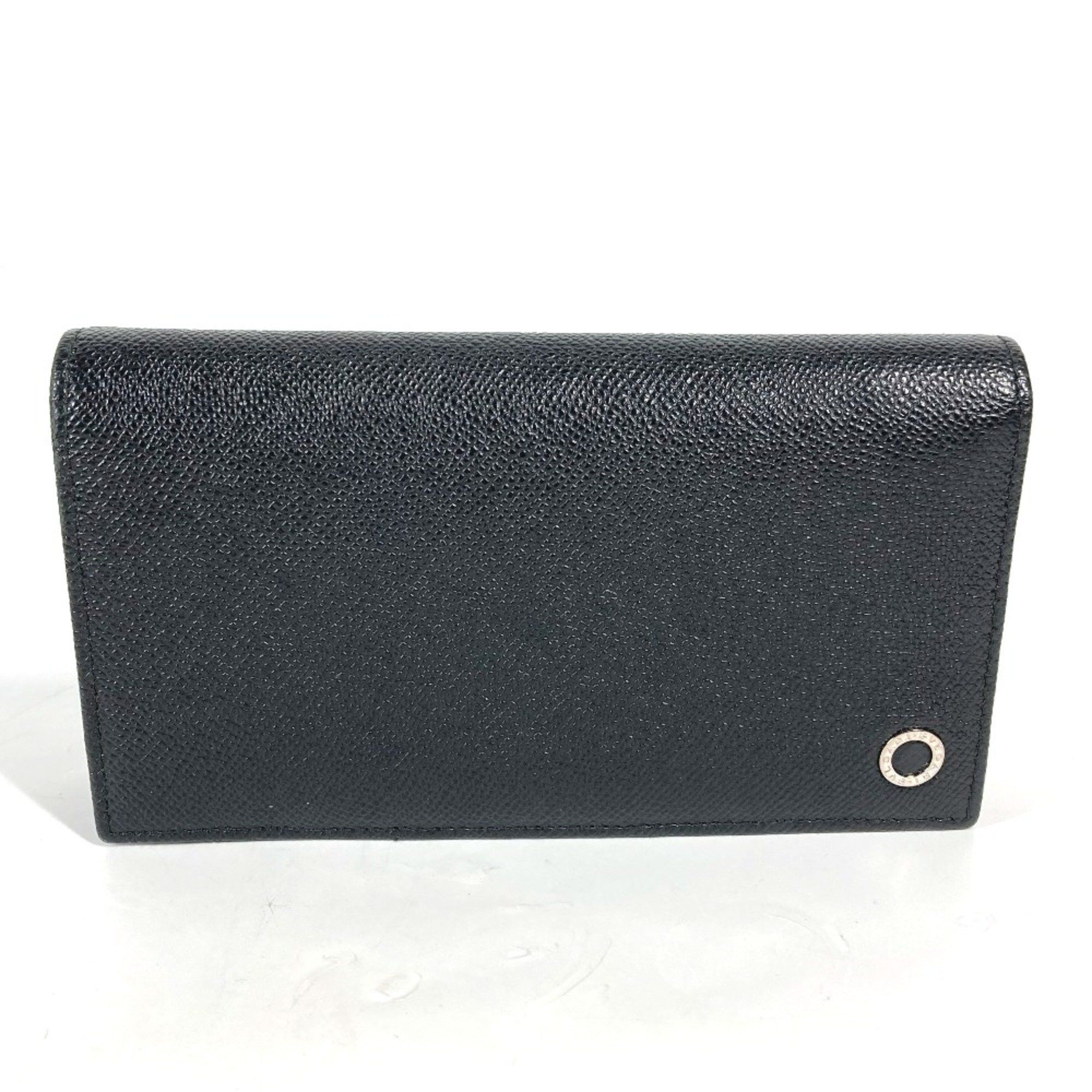 Bvlgari Long wallet Two fold Long Wallet Black