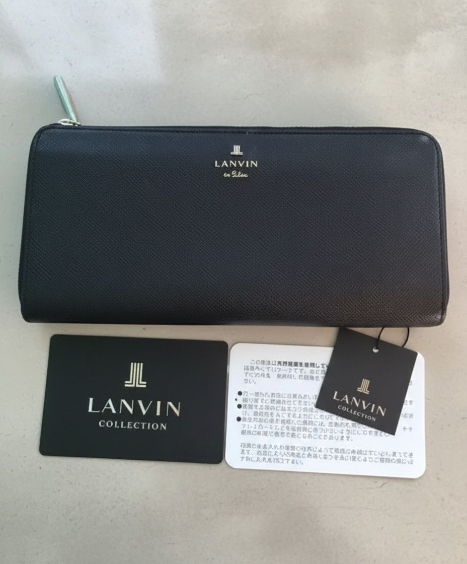 Lanvin Lanvin Collection Saffiano Leather Zip-Around Long Wallet Size ONE SIZE - 1 Thumbnail