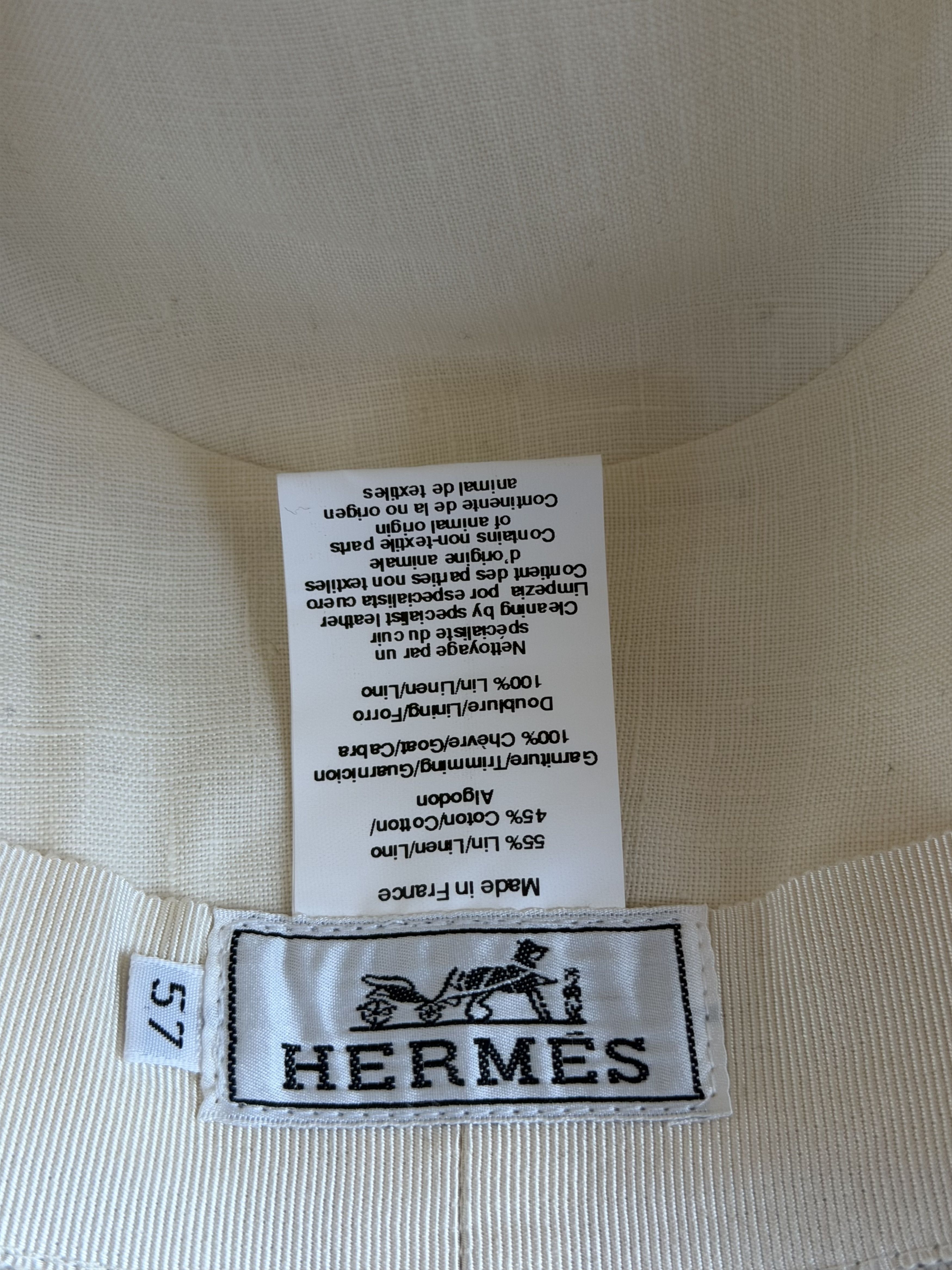 Hermes Hermes Beige & Brown Fedora Size ONE SIZE - 5 Thumbnail