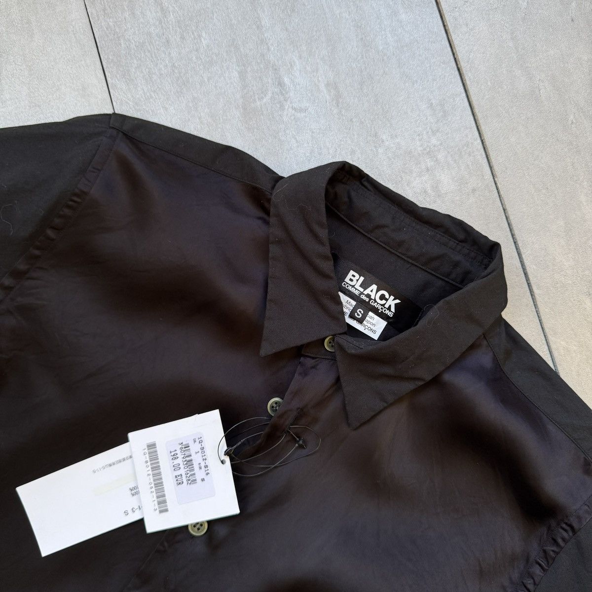 Comme des Garcons Black Comme des garçons BLACK Black Shirt Size S / US 4 / IT 40 - 3 Thumbnail