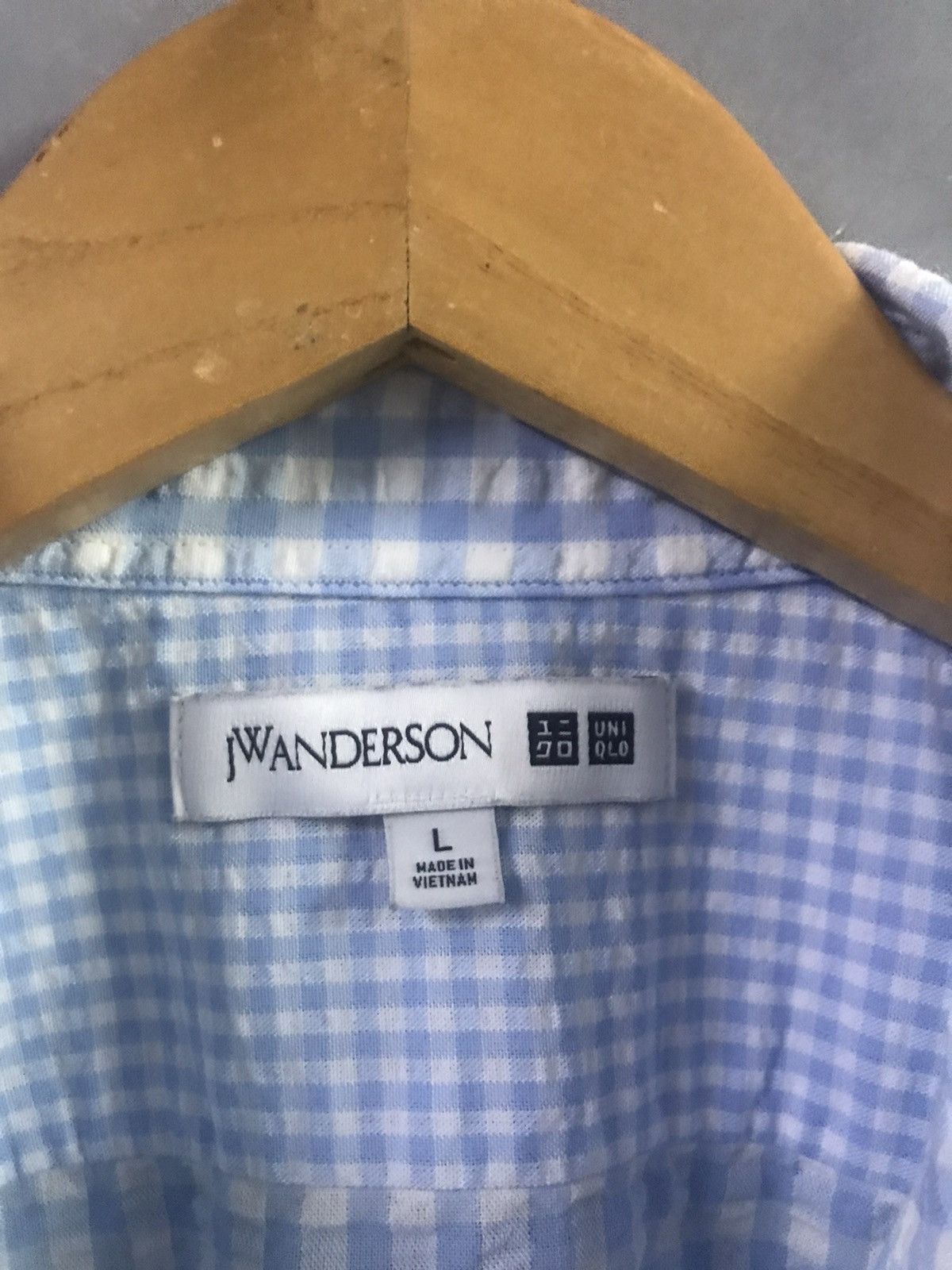 JW Anderson × Uniqlo J.W Anderson x Uniqlo Checkered Open Collar Button Up Shirt Size US L / EU 52-54 / 3 - 6 Thumbnail